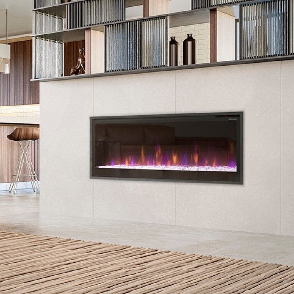 Dimplex Multi Fire SL Series Built-In Smart Electric Fireplace - Realistic Flames & Remote Control for Living Room, Bedroom & Office Heating
