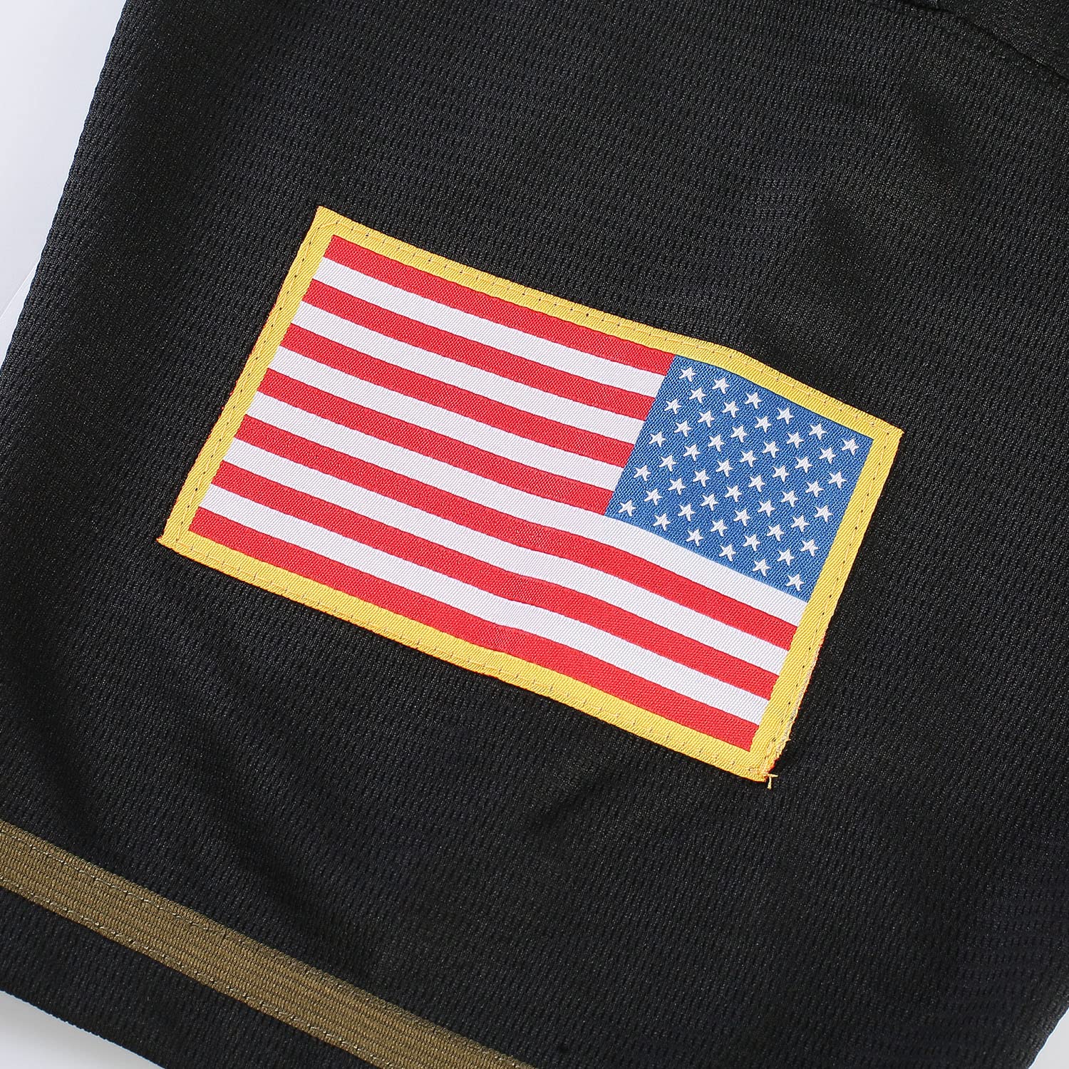 Pullonsy Camo American USA Flag Army Baseball Jersey for Men - Patriotic Dad Shirt, Adult Sizes - Perfect for 4th of July, Veterans Day & Baseball Games