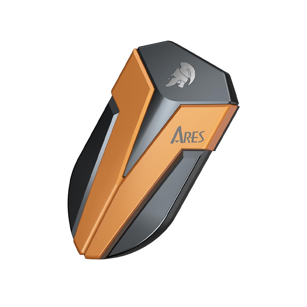1TB Portable External SSD - ARES Amber Shield Rugged USB 3.2 Gen 2x2 Type C Solid State Drive with 1600MB/s Speed, Waterproof & OTG Support for Travel, Photography, Gaming & Data Backup