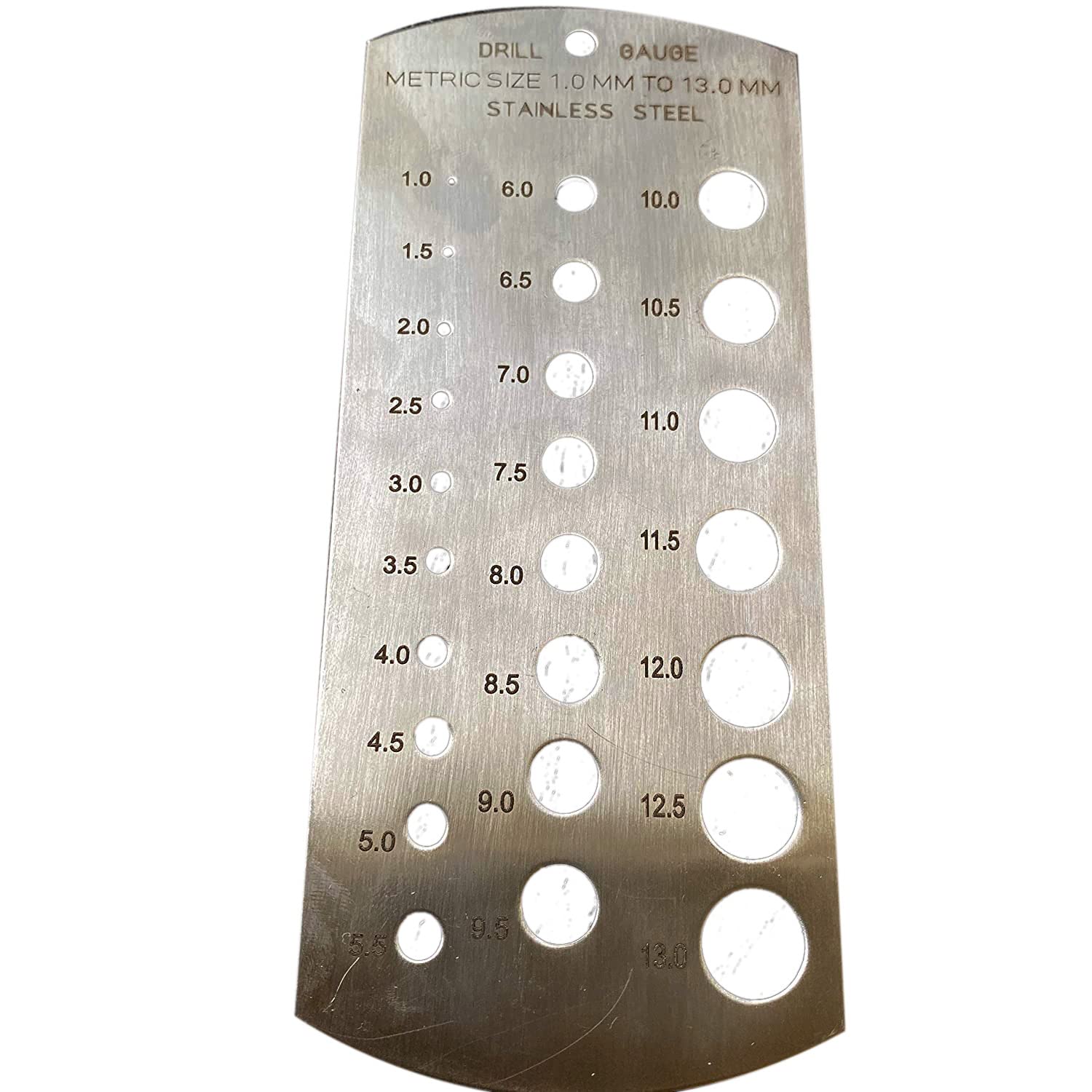 AnNafi® Stainless Steel Drill Bit Gauge Tool - 1/16