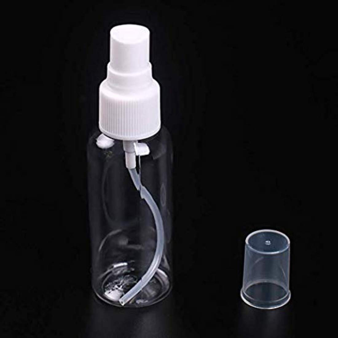 Clear Plastic Travel Bottles for Toiletries - Leak Proof Liquid Containers for DIY Crafts & Cosmetics (2-Pack) - Perfect for Airplane Carry-On, Gym, and Travel Essentials