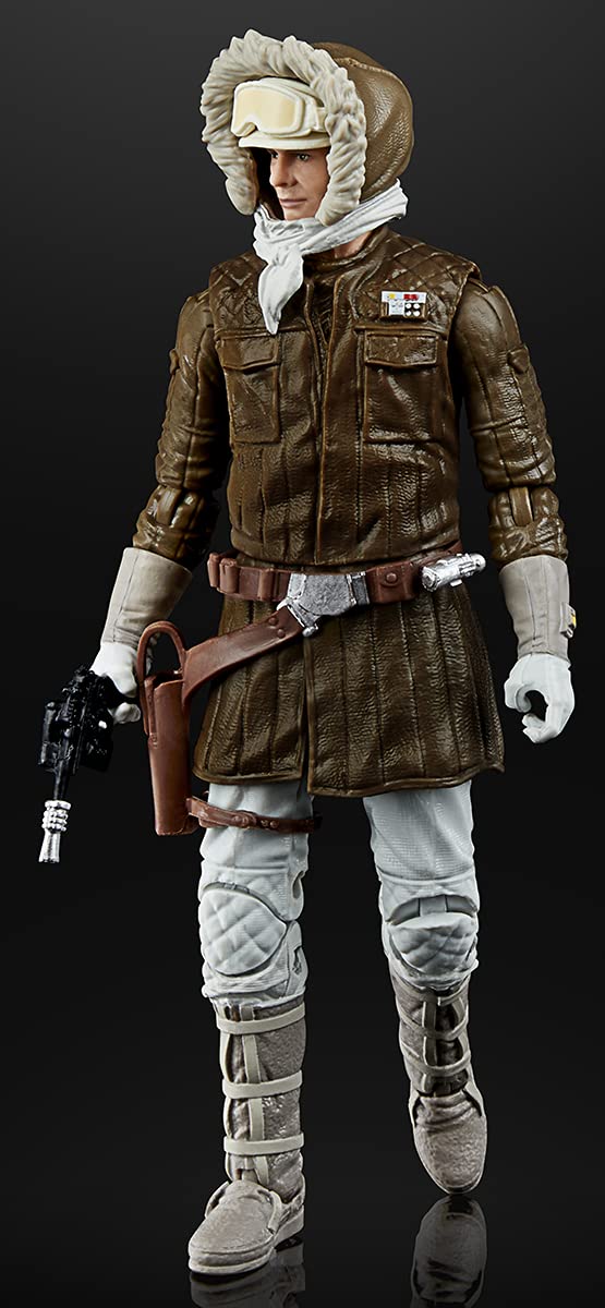 Star Wars The Black Series Han Solo (Hoth) 6-Inch Action Figure - Empire Strikes Back Archive Collection - Perfect for Display, Collecting & Cosplay Scenes