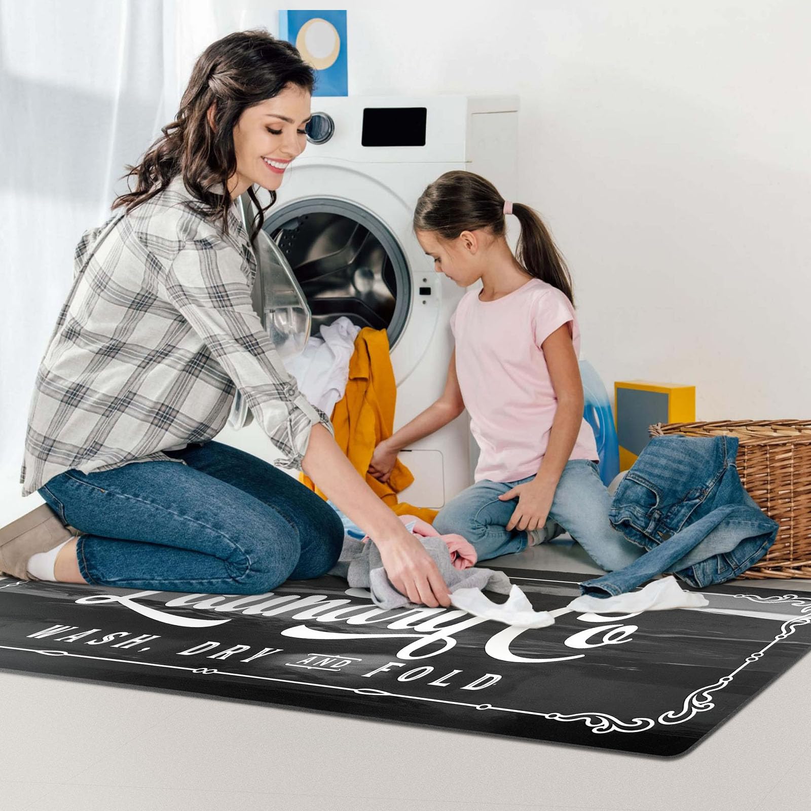 Non-Slip Waterproof Laundry Room Rug Runner 20