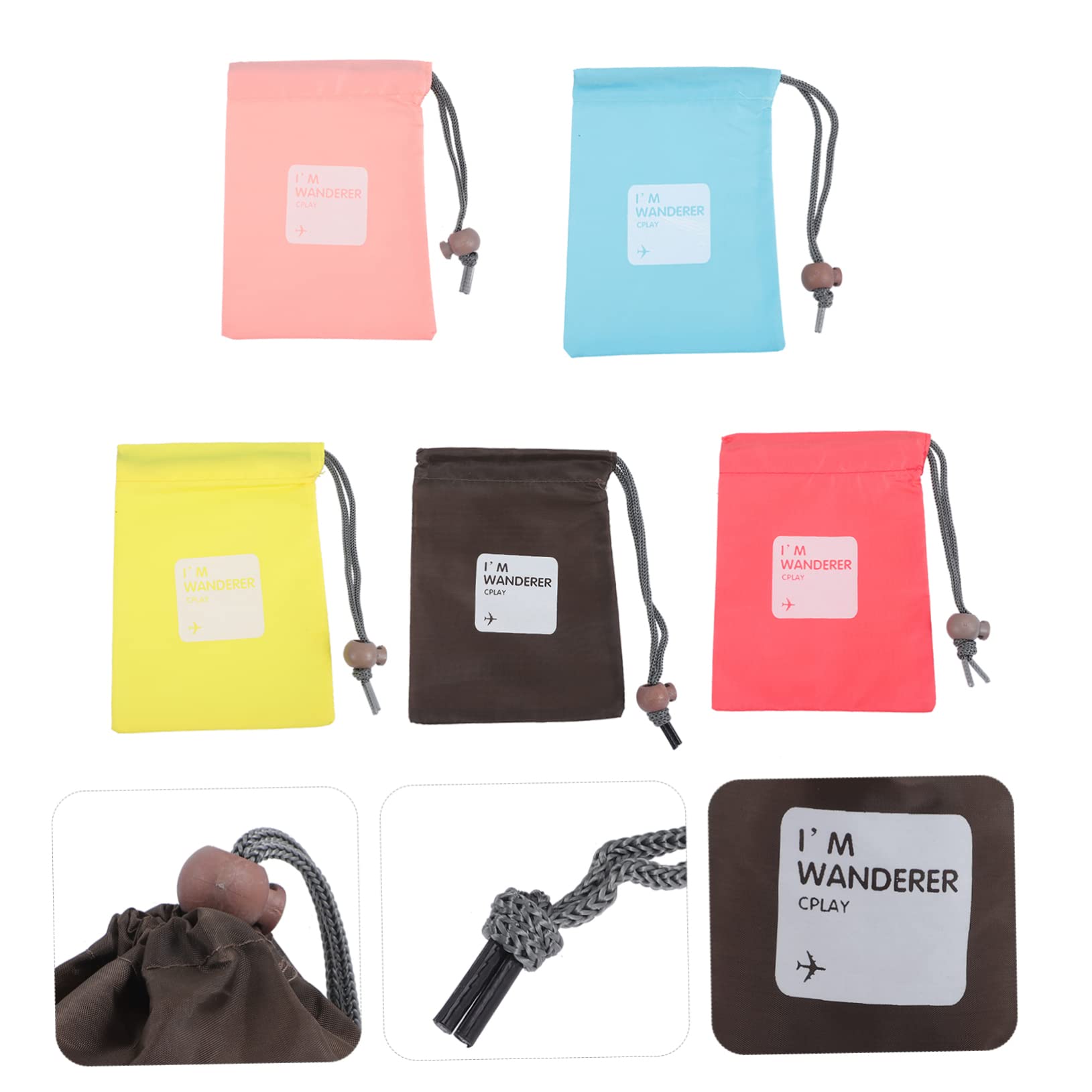 10-Pack Travel Storage Bags - Waterproof Washing Organizer Backpack for Men | Portable Laundry & Makeup Pouch | Perfect for Camping, Gym & Business Trips