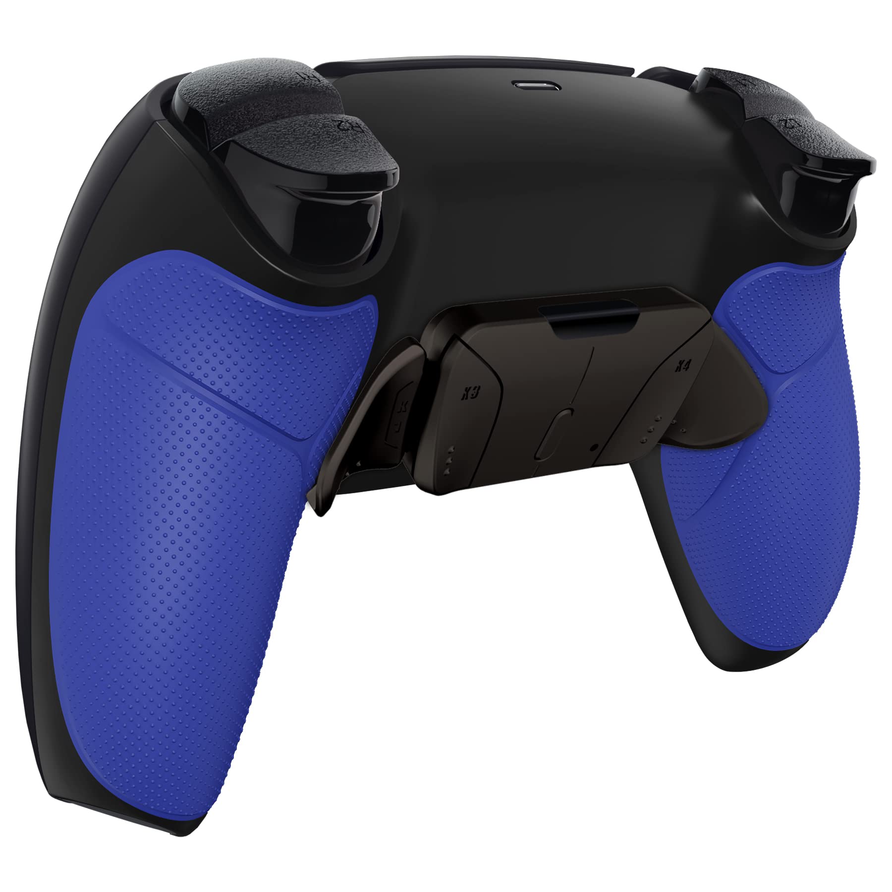 eXtremeRate RISE4 Remap Kit for PS5 Controller BDM-010/020 - Customizable Metal Back Buttons, Upgraded Mapping Board & Rubberized Grip Back Shell Case (Berlin Blue) - Perfect for Competitive Gaming, FPS, and Enhanced PS5 Controller Performance