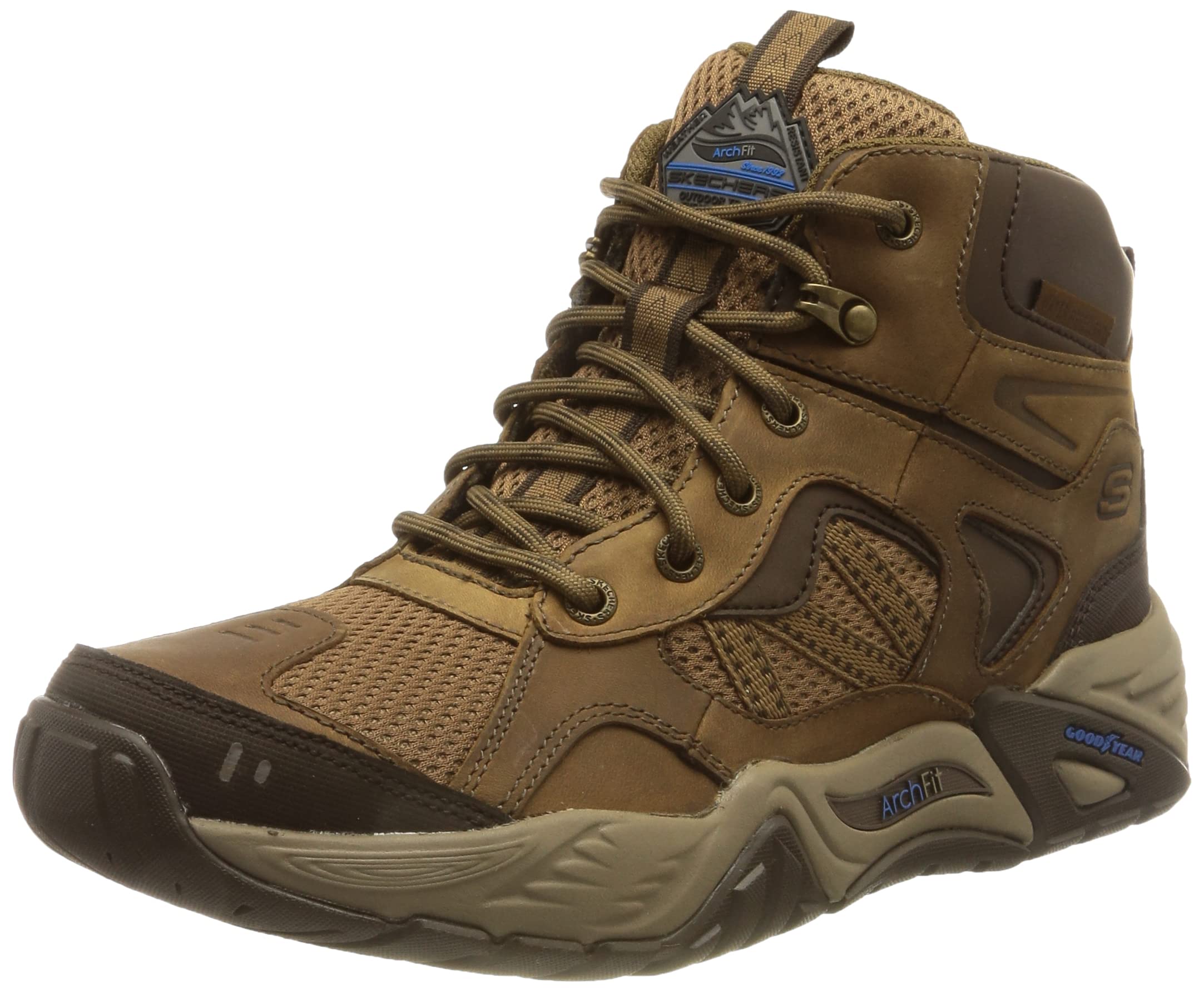 Skechers Men's Chukka Boots - Comfortable Hiking Boots for Outdoor Adventures, Walking & Casual Wear | Durable Lightweight Work Boots for Men