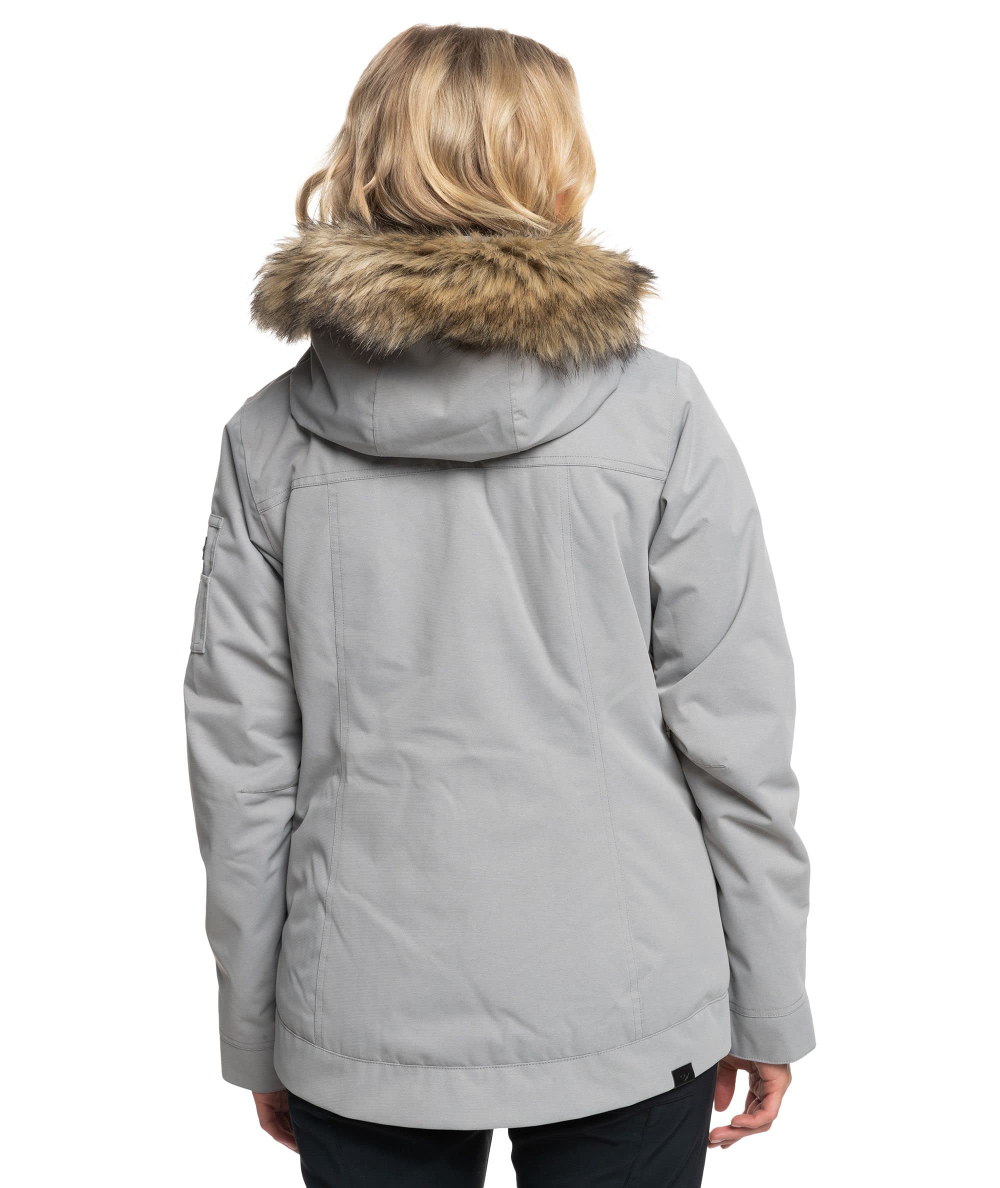 Roxy Meade Women's Waterproof Winter Jacket - Lightweight Windproof Ski Coat for Hiking, Snowboarding & Outdoor Adventures