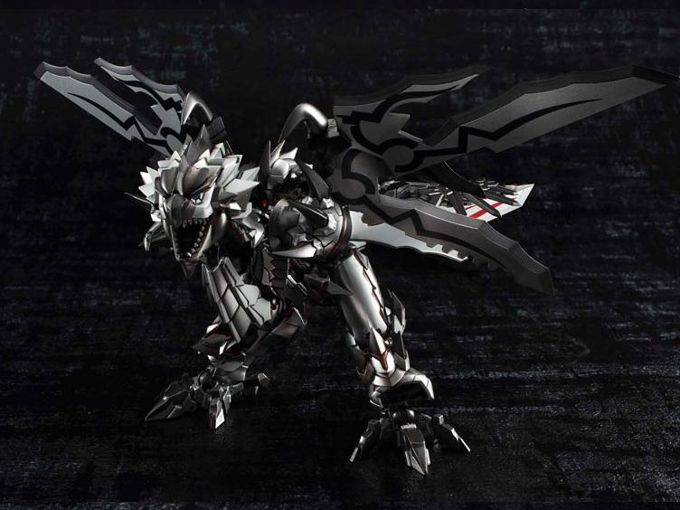 Bandai Tamashii Nations Monster Hunter G Rank Liolaeus (Weathering Silver Ver.) Chogokin Action Figure - Collectible Model for Display & Gaming Enthusiasts