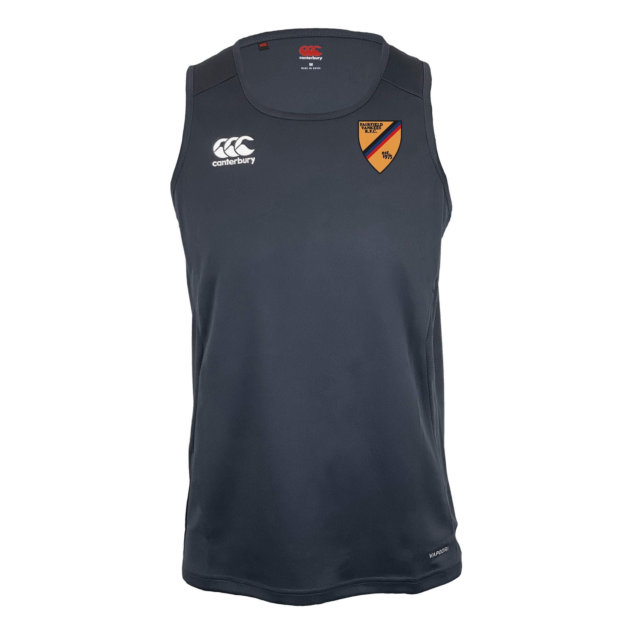 Fairfield Yankees RFC CCC Club Dry Singlet - Breathable Moisture-Wicking Sports Jersey for Rugby & Training - Perfect for Club Matches, Gym Workouts & Outdoor Activities