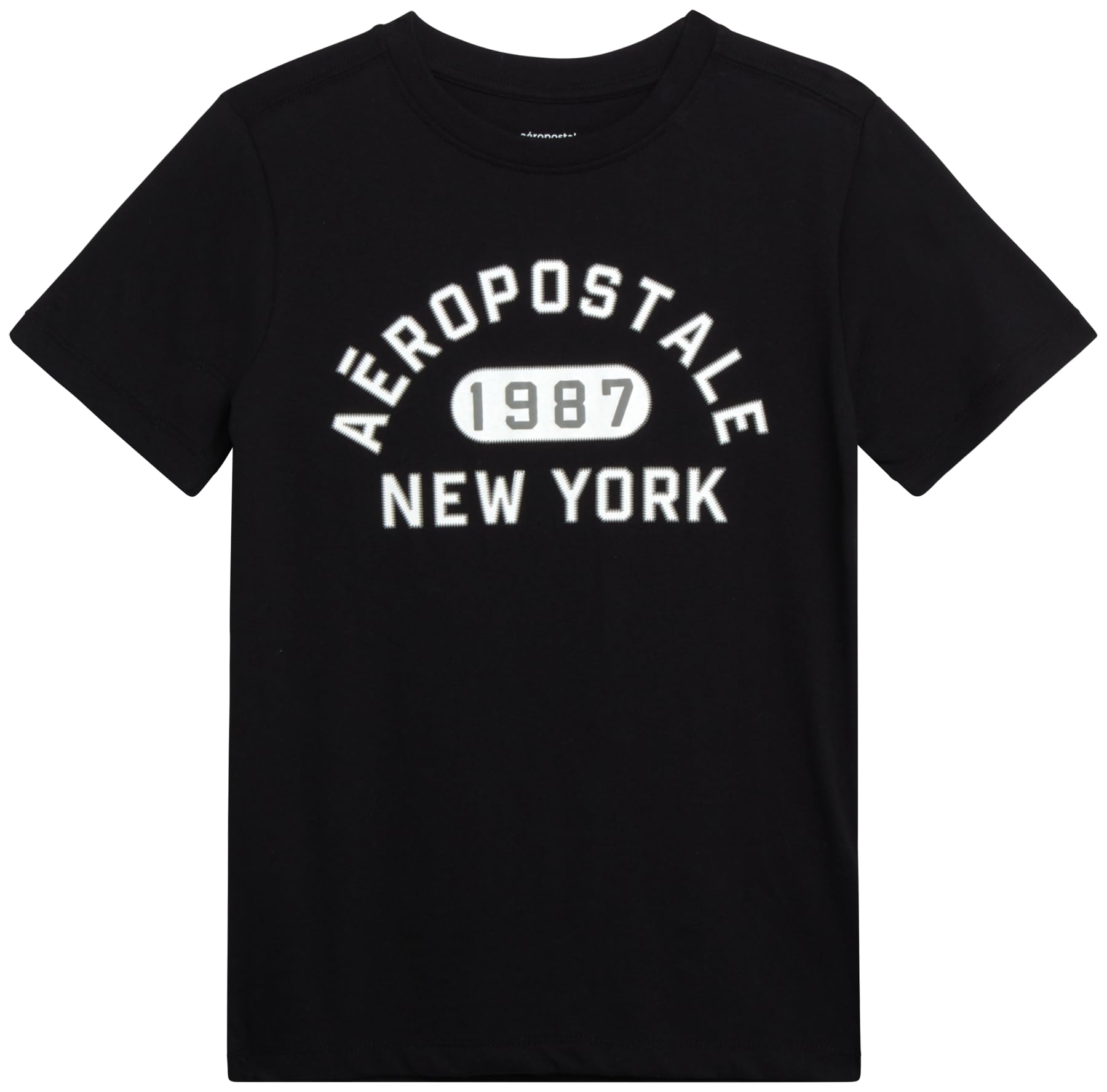 AEROPOSTALE Boys' Graphic T-Shirt - Short Sleeve Crewneck Pullover Tees for Kids - Soft Cotton Casual Shirts (Sizes 8-16) - Perfect for School, Playdates & Everyday Wear