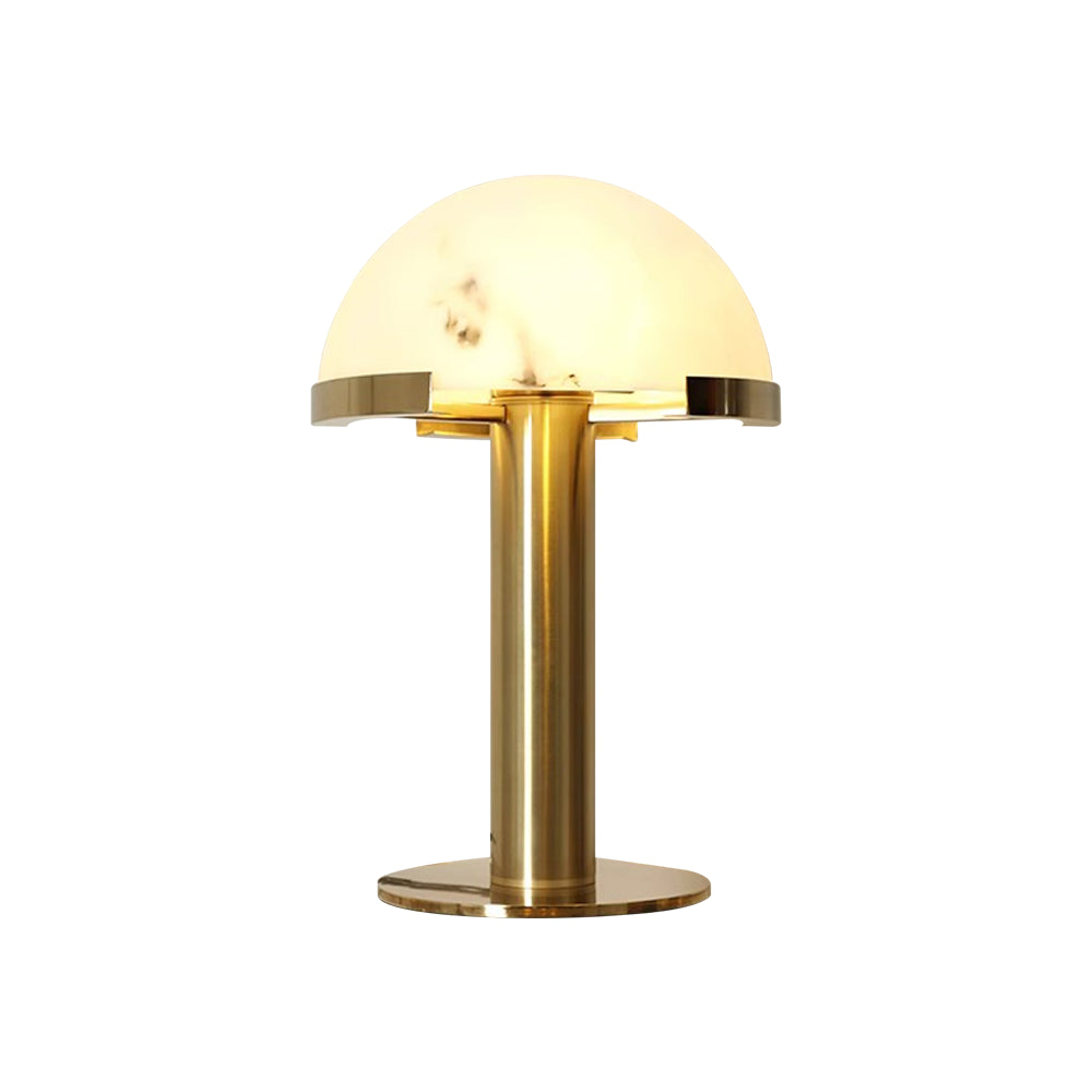 Elegant Alabaster Table Lamp - Modern Home Decor for Living Room, Bedroom & Office - Perfect for Ambient Lighting & Stylish Interior Design