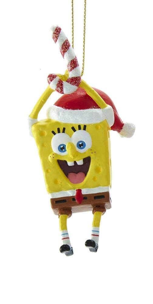 Spongebob Squarepants™ Christmas Ornament - Fun Nickelodeon Cartoon Character Holiday Tree Decor for Kids & Adults - Perfect for Xmas Tree, Party Decorations & Gift Giving
