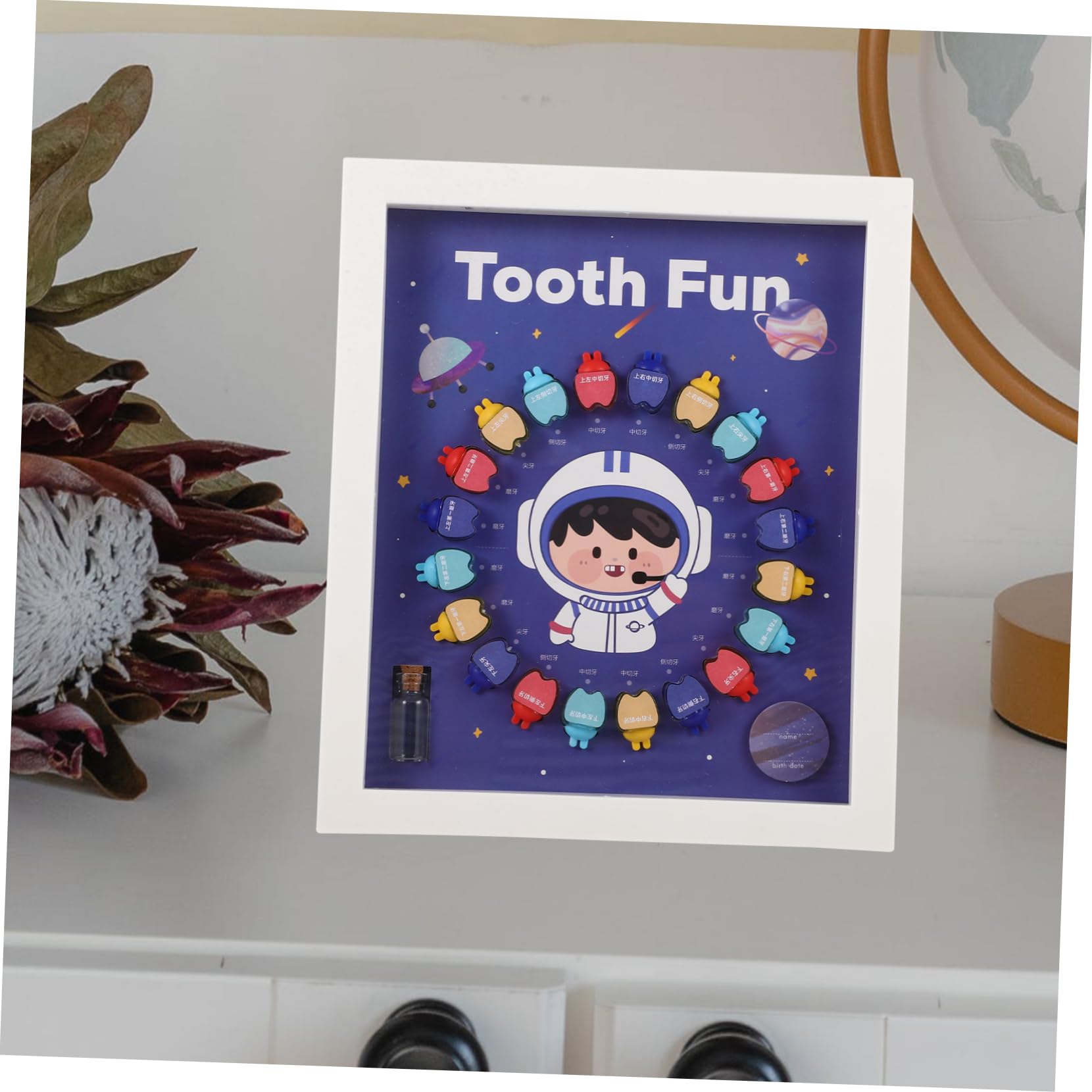 iFundom Kids Tooth Keepsake Box - Durable Plastic Tooth Organizer for Baby Teeth Storage | Perfect for First Lost Tooth, Tooth Fairy Gifts & Childhood Memories