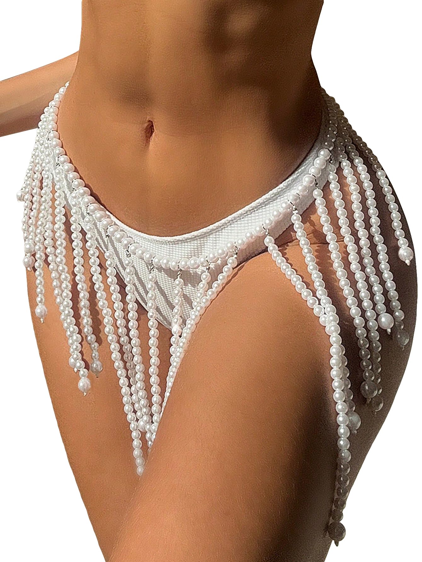 Women's Pearl Embellished Sequin Beach Cover Up - Stylish Loose Swimwear for Pool, Vacation & Summer Outfits | Perfect Bikini Accessory for Beach Parties & Resort Wear