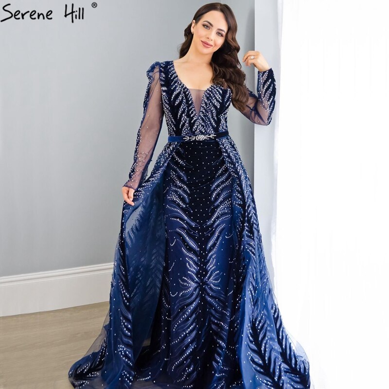 Luxury Velvet Wine Red Evening Gown with Long Sleeves & Beading - Plus Size Formal Dress for Women 2025 - Elegant Prom, Wedding Guest, or Gala Event Attire