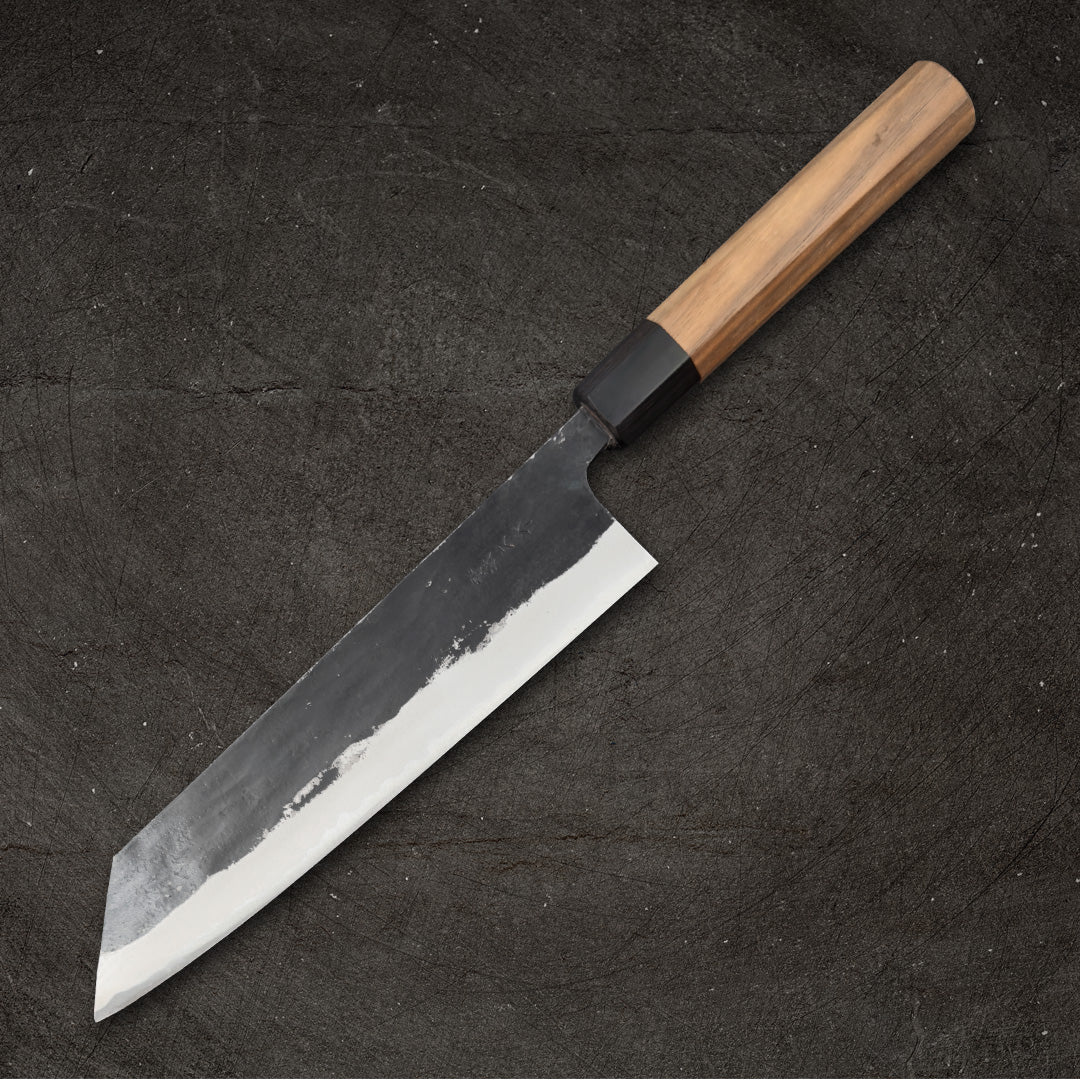 Premium Ishizuchi Blue #2 Kurouchi Bunka Knife 210mm (8.2
