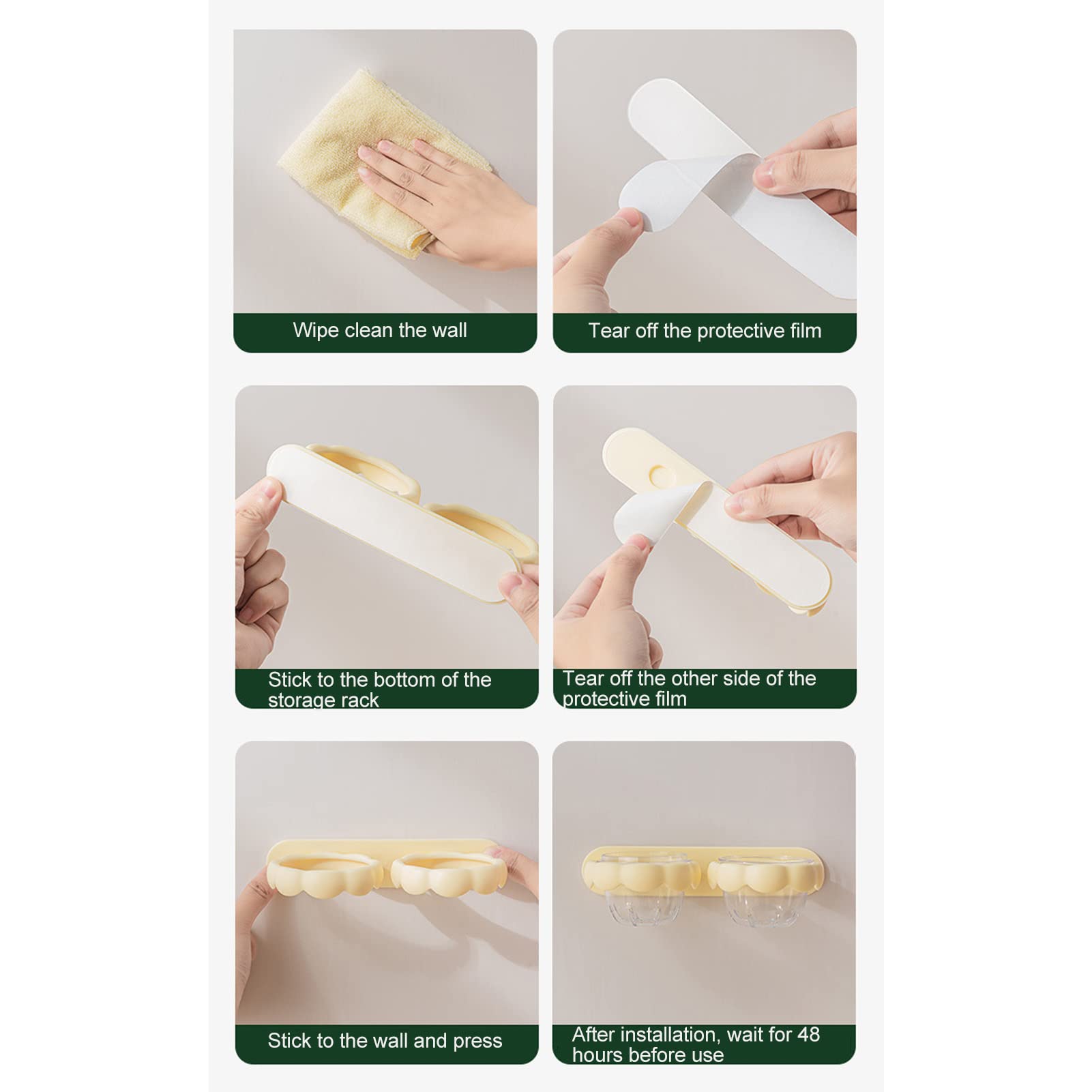 Beauty Sponge Drying Rack - Wall Mounted Makeup Sponge Holder & Portable Travel Case for Makeup Puffs | Perfect for Home Vanity, Travel & Salon Organization