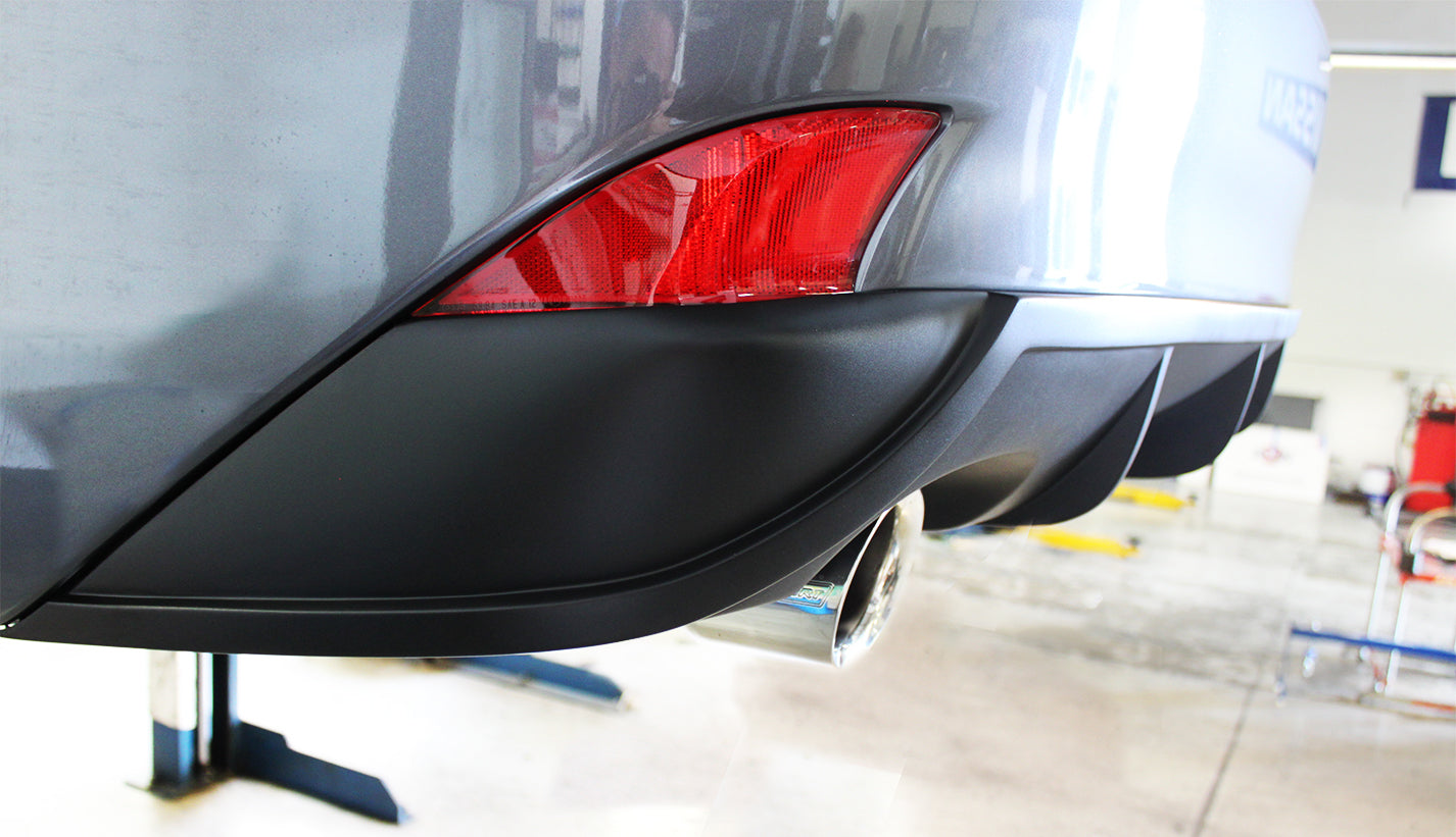 2014-2016 Lexus IS250 IS350 Rear Diffuser Matte Black KB31002MB - Upgrade Your Car's Rear Styling for a Sporty Look