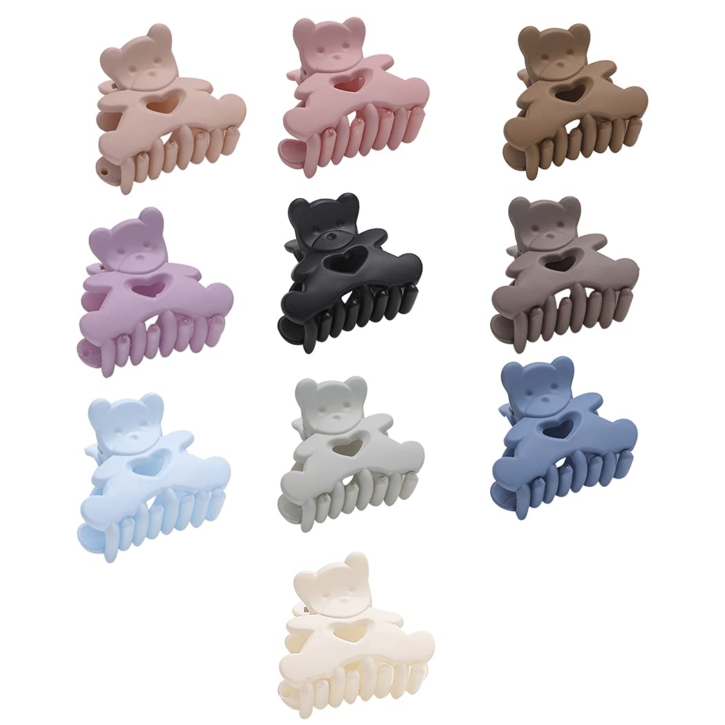 10PCS Small Hair Claw Clips - Fashionable Mini Hair Barrettes & Jaw Clips for Women | Perfect for Ponytails, Buns & Everyday Hairstyles | COSYOO Hair Accessories