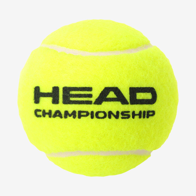 Head Championship Tennis Balls - 3 Pack | Premium Tennis Balls for Training & Matches | Perfect for Court Play, Practice Sessions & Competitive Games