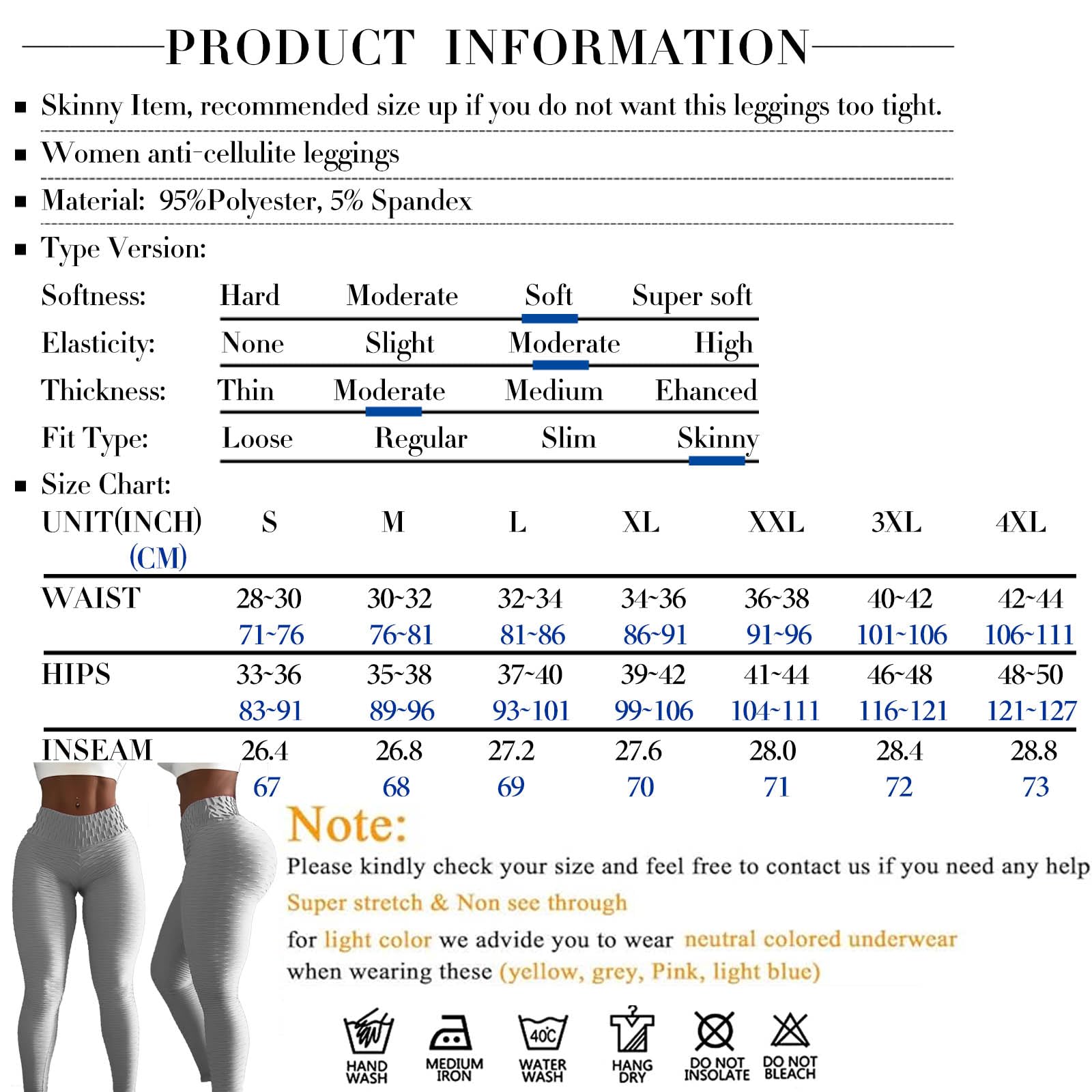 **JGS1996 Women's Butt Lifting High Waisted Yoga Pants - Tummy Control Workout Leggings, Scrunch Booty Gym Tights for Running, Fitness & Everyday Wear**