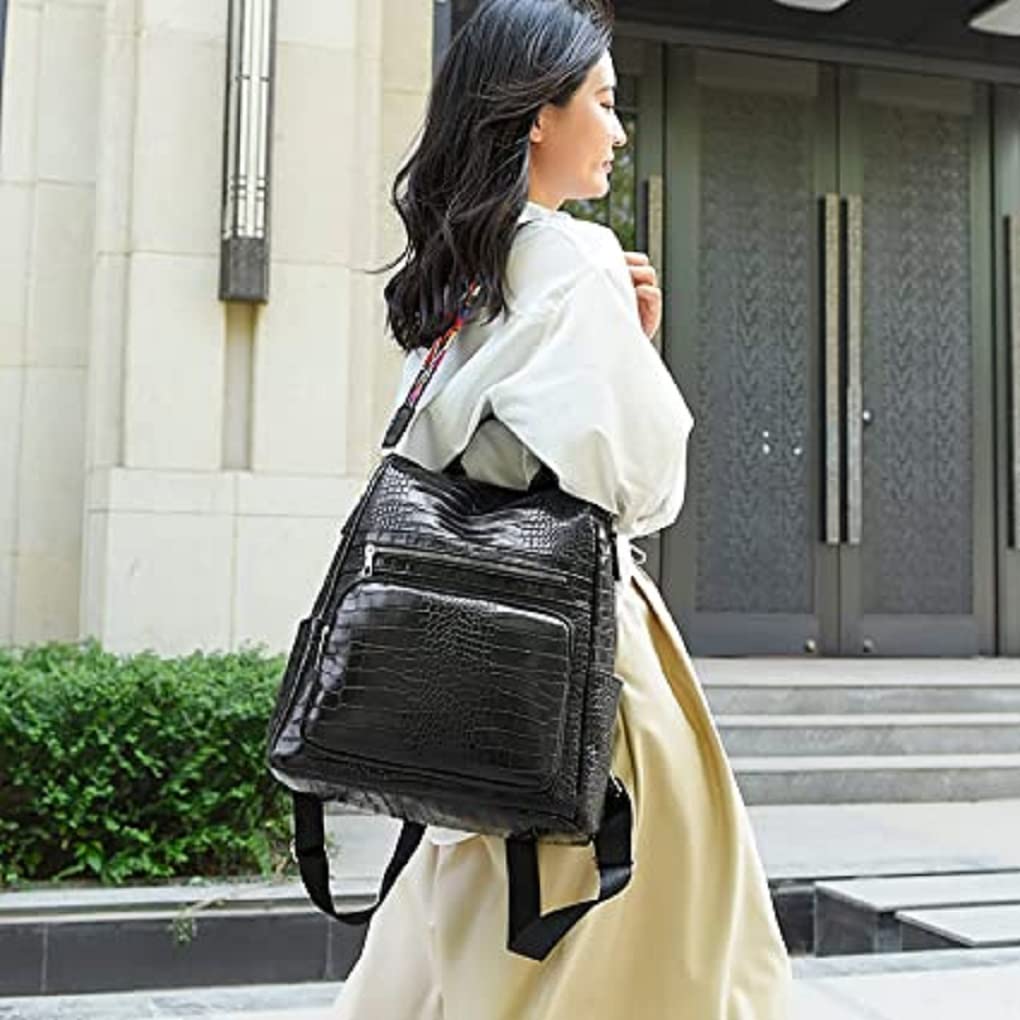 LAVISHOR Genuine Leather Backpack for Women - Stylish School Bag, Student Backpack & Travel Backpack - Perfect for College, Work & Outdoor Adventures