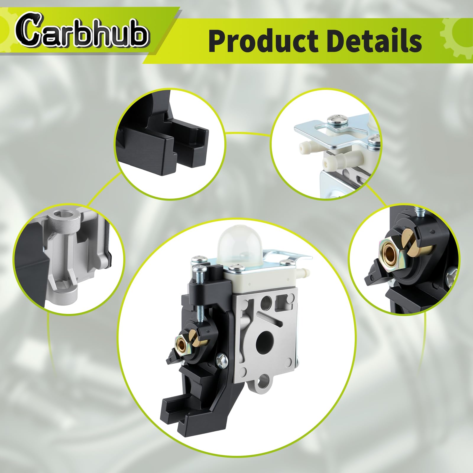 Premium Carburetor RB-K92A for Zama RB-K92/RB-K92A - Compatible with Echo HC152 & Shindaiwa DH232/DH235/HT232 Hedge Trimmers - Replacement Parts A021001671, A021001672, A021001673, A021004740 - Perfect for Landscaping & Garden Maintenance