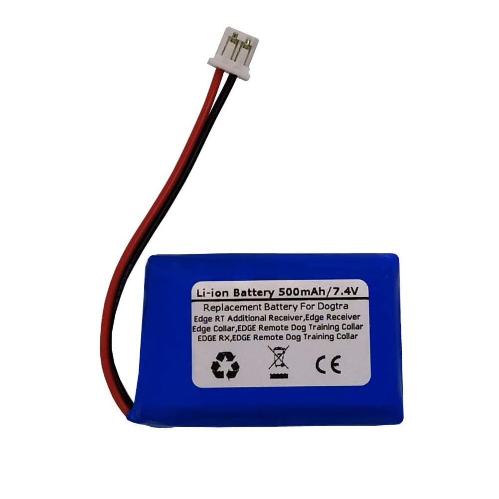 7.4V 500mAh BP74RE Replacement Battery for Dogtra Edge RT Receiver, Edge Collar & Remote - Compatible with Dog Training Systems | Perfect for Outdoor Hunting, Field Training & Pet Behavior Correction