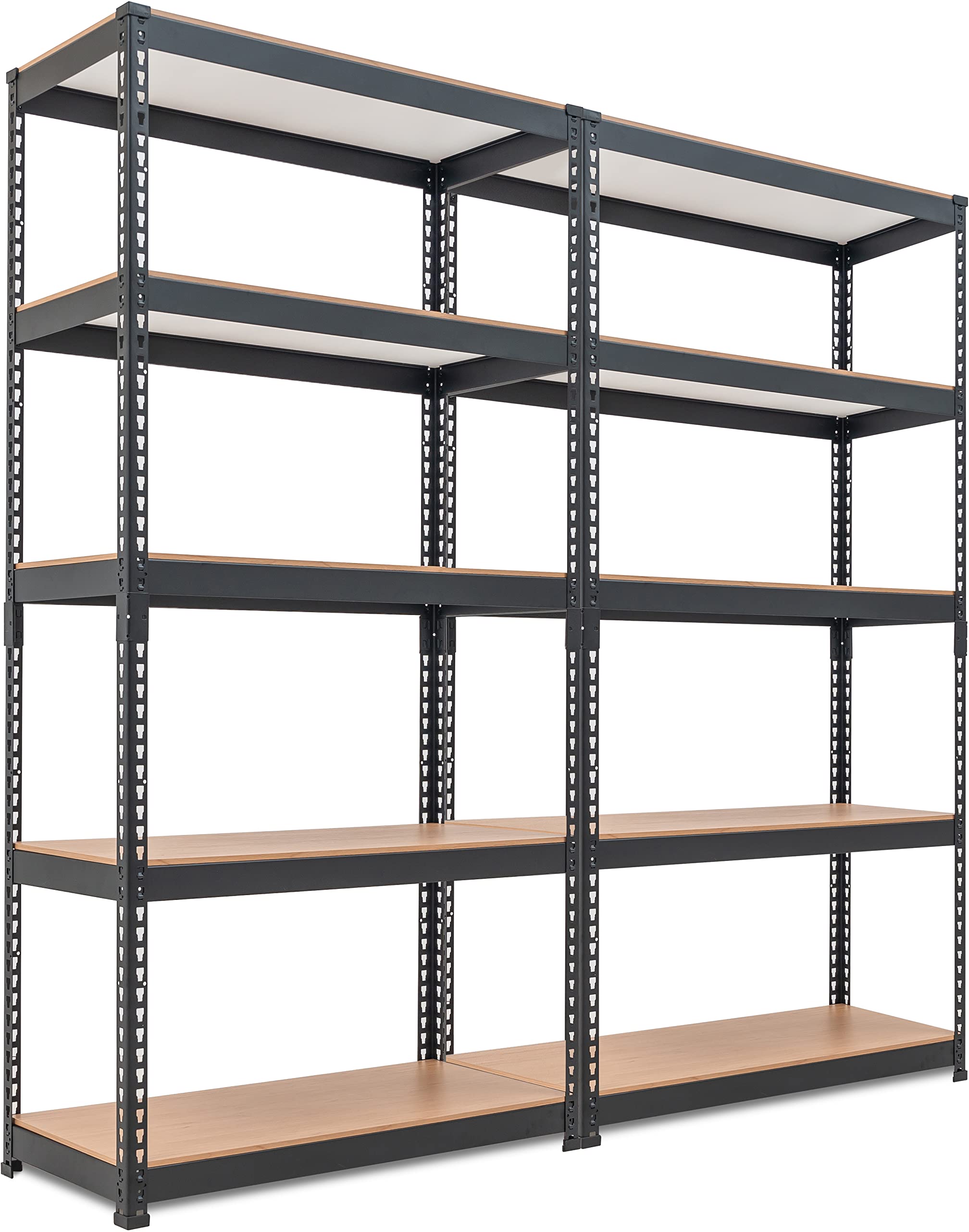 HOMEDANT 5-Tier Heavy Duty Metal Shelving Unit - Adjustable Boltless Storage Rack for Garage, Warehouse, Pantry & Kitchen (35.9