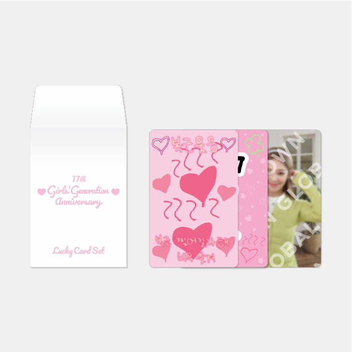 LUCKY CARD SET - Girls' Generation 17th Anniversary Merchandise | K-Pop Collectible Gift for Fans, Perfect for Display & Special Occasions