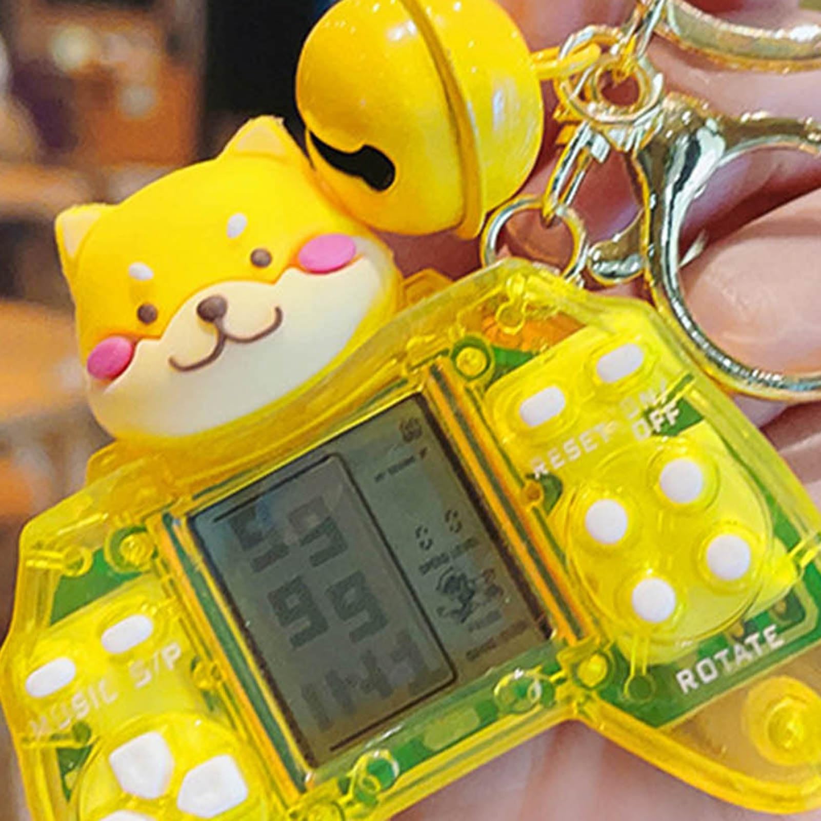 Retro Playable Mini Game Keychain - Classic Video Game Console Keychain for Gifts, Party Favors, Easter Treat Bags & Gift Baskets - Perfect for Gamers, Collectors & Nostalgic Decor