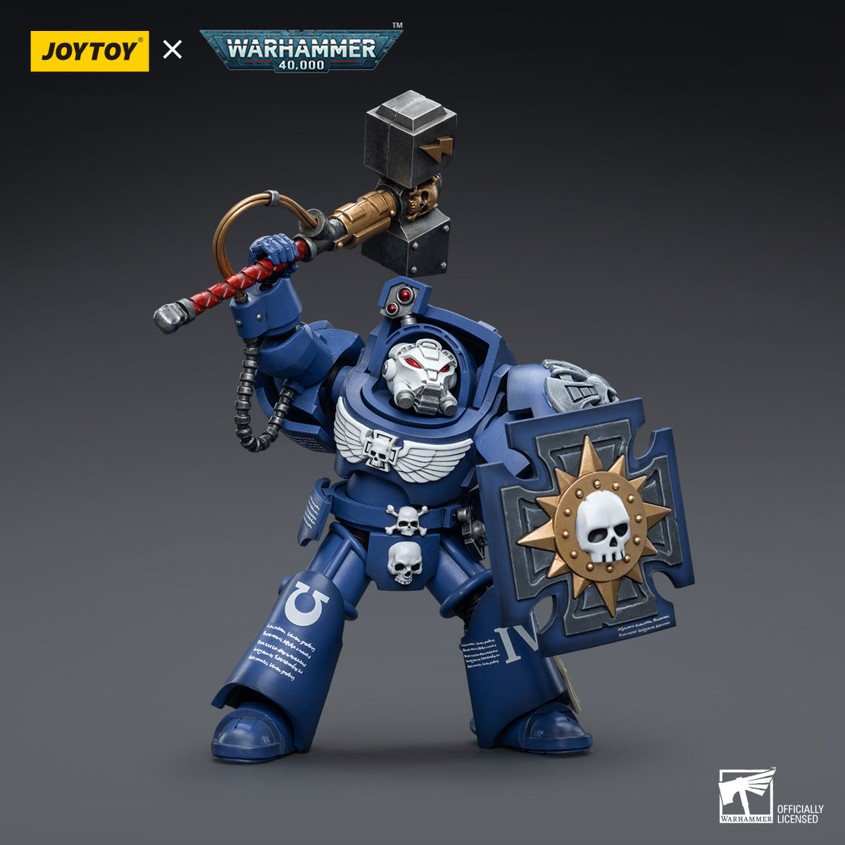 1/18 JOYTOY Warhammer 40K Ultramarines Terminators Action Figure - Collectible Miniature for Tabletop Gaming & Display