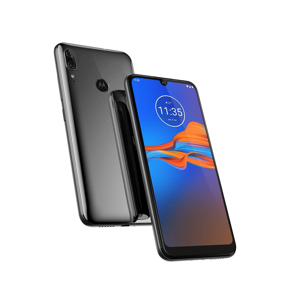 Motorola Moto E6 Plus XT2025 64GB Unlocked Smartphone - Dual SIM GSM Phone for Travel & Business | Perfect for International Use & Backup Device