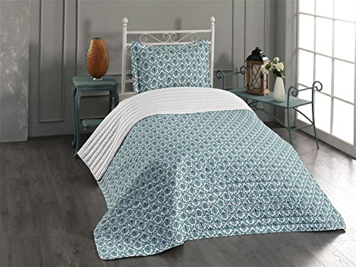 Teal White