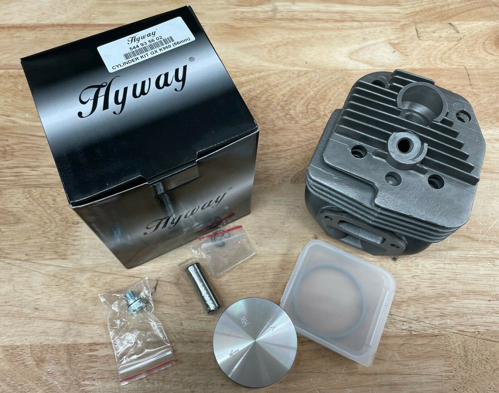 Hyway Nikasil Cylinder Kit K960/K970 (56mm) for Wagners - High-Performance Replacement for Motorcycle & ATV Engines - Ideal for Off-Road & Racing Applications