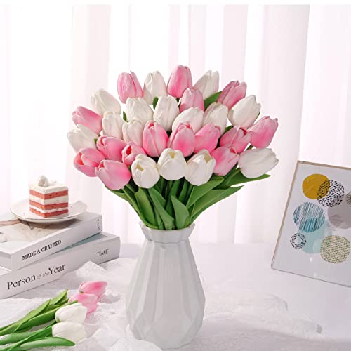 White and Pink