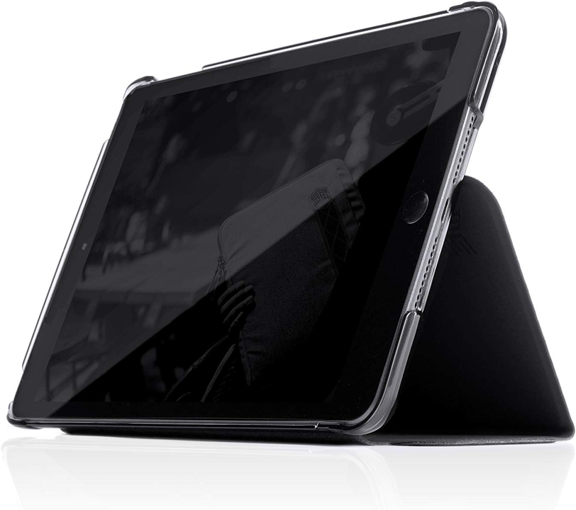 STM Studio Case for iPad Mini 5th Generation & Mini 4 (2018) - Smoke Black | Slim Protective Cover for Work, School & Travel