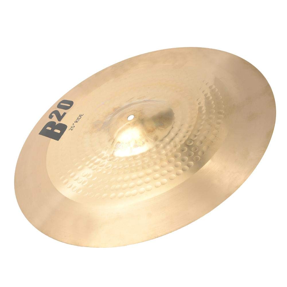 20 Inch Professional Metal Drum Cymbal - Classic Crash Cymbal for Drum Set | High-Quality Musical Instrument Accessory | Perfect for Live Performances & Studio Recording