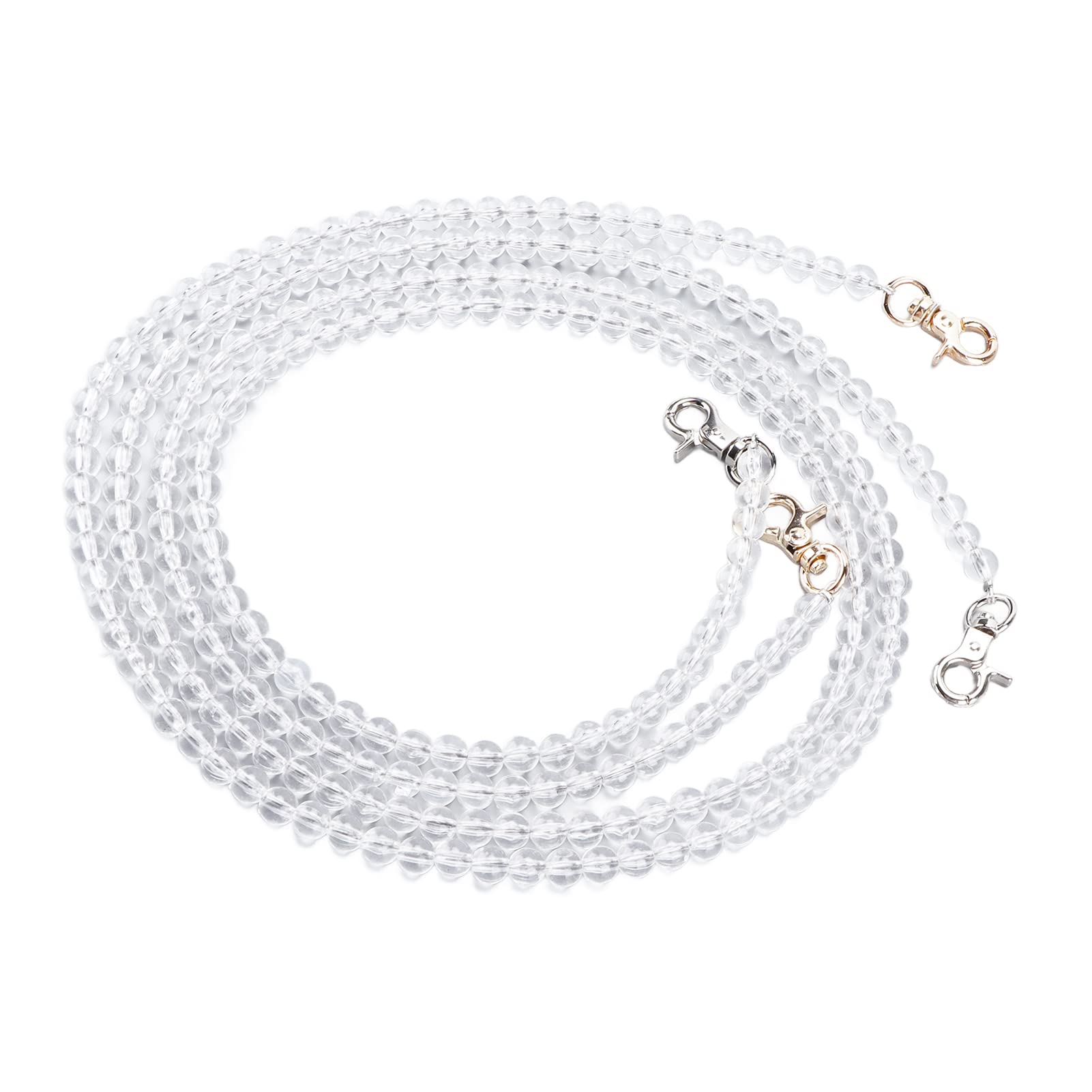 Liyeeo Transparent Wedding String Beads - Durable High Hardness Crystal Curtain Beads for Wedding Decor (1 Meter) - Perfect for Wedding Backdrops, Party Decorations & Home Window Treatments