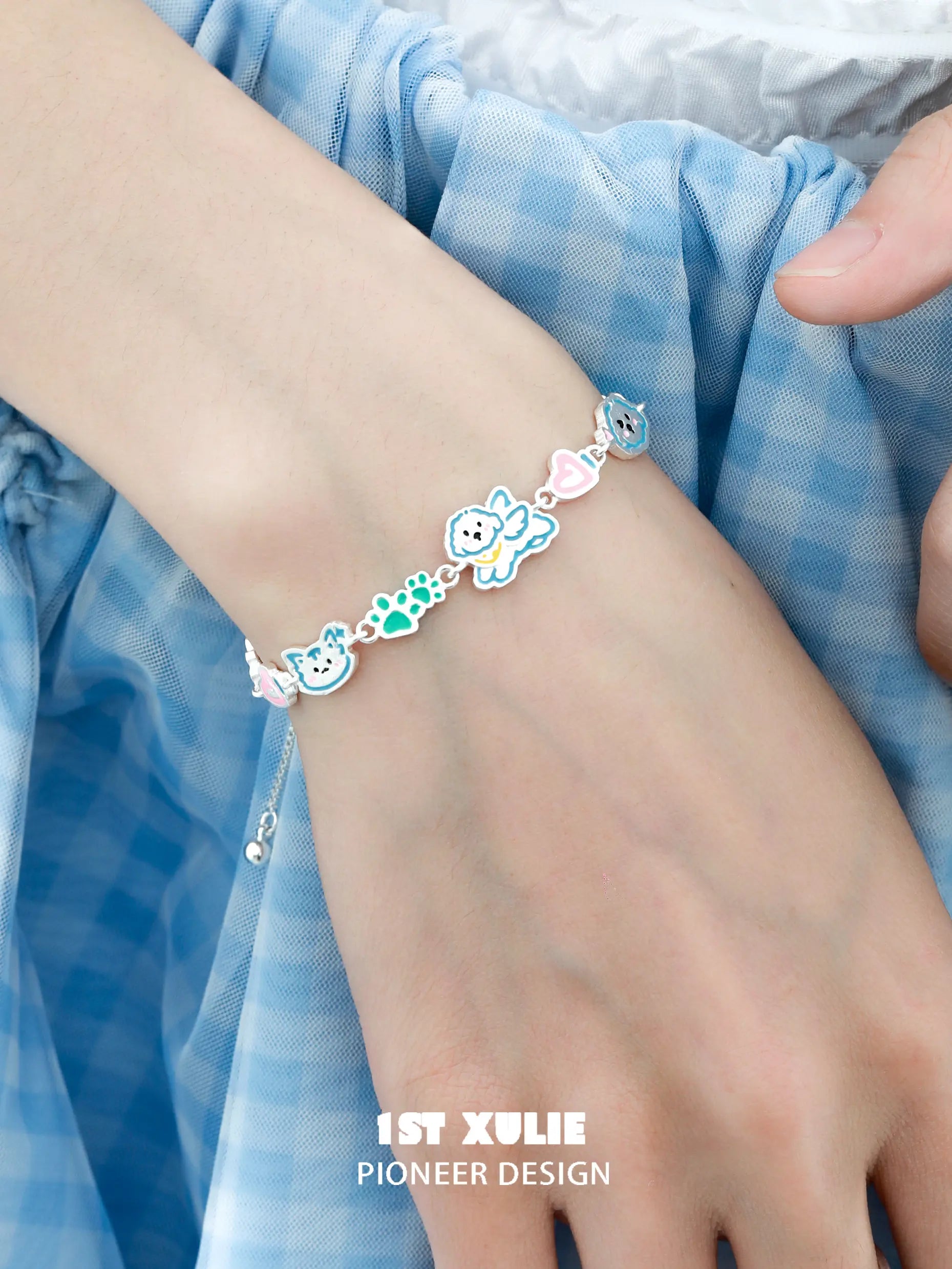 Angel Cuties Hand Painted Colorful Resin Ultra Fiber Leather Bracelet™ - Stylish Bohemian Jewelry for Women, Fashion Accessories for Casual Wear & Special Occasions