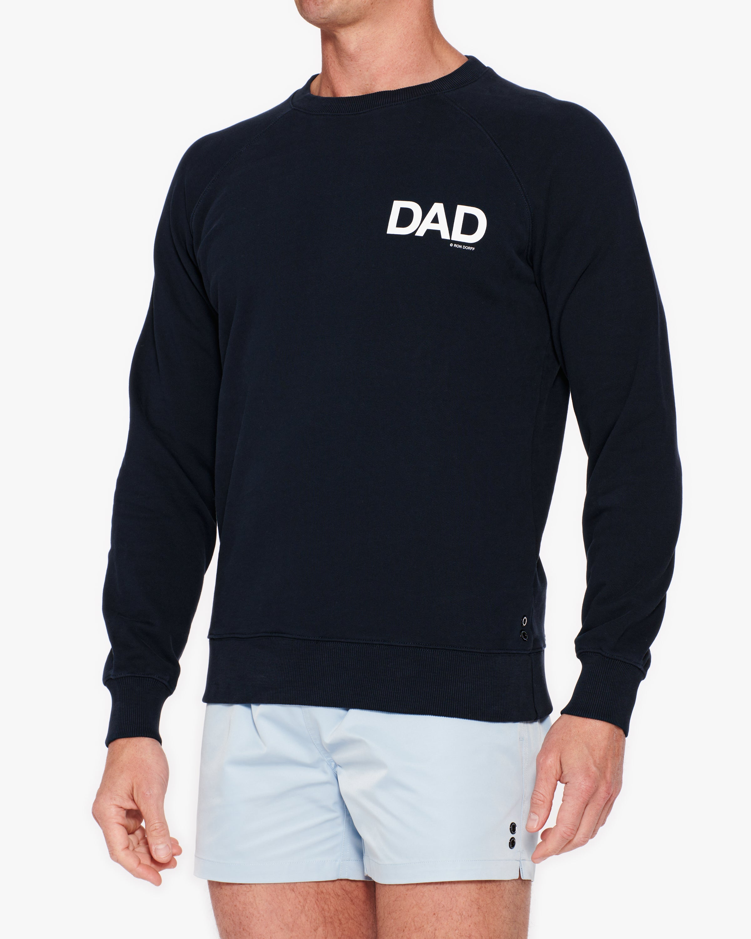 Ron Dorff Men's Organic Cotton Sweatshirt | Eco-Friendly Casual Pullover | Soft Comfortable Crewneck Sweater for Everyday Wear & Lounge