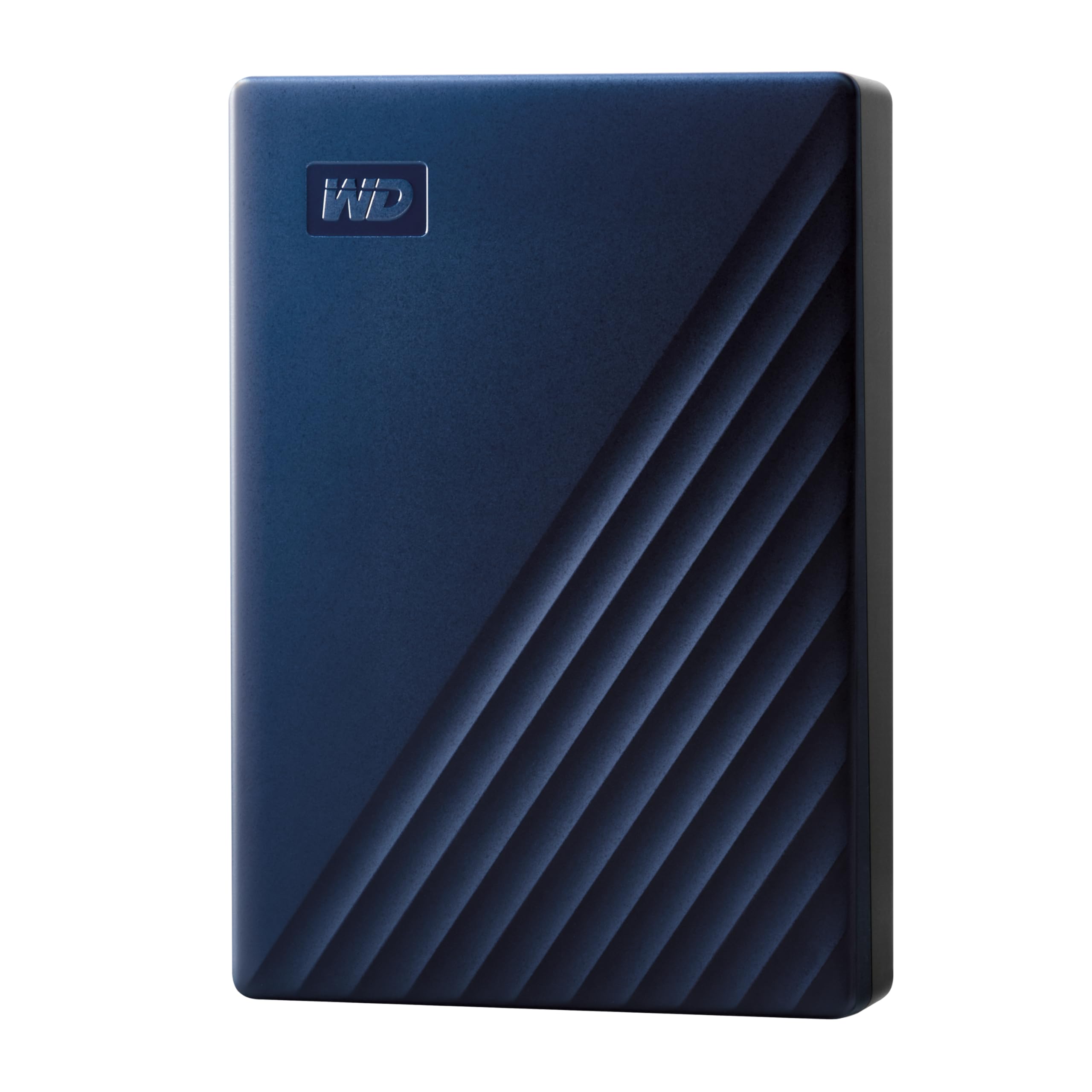 WD 6TB My Passport for Mac External Hard Drive - Navy Blue, Portable USB 3.1/USB 3.0 HDD with Backup Software & Password Protection (WDBK6C0060BBL-WESN) - Perfect for Mac Users, Data Backup, File Storage & Travel Use