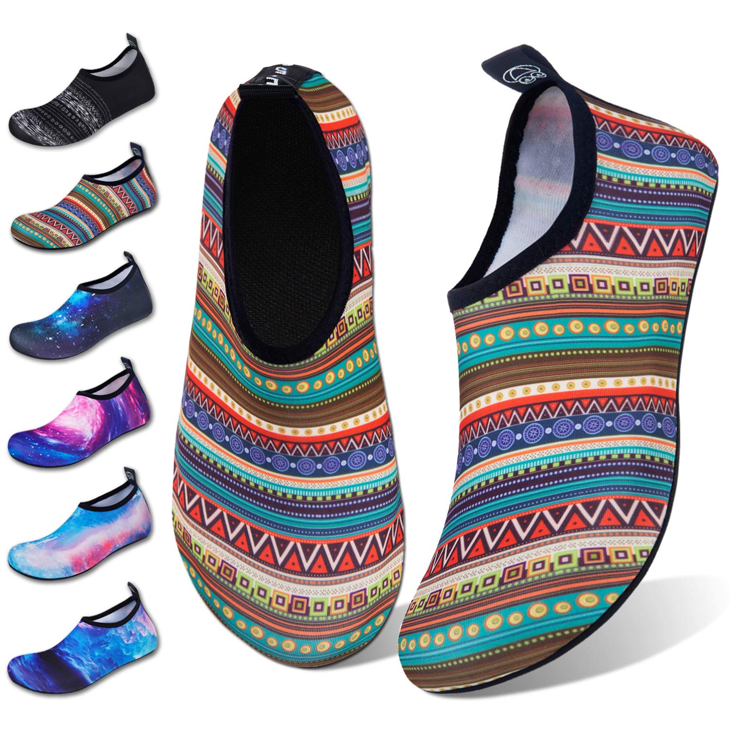 Water Shoes for Women & Men - Barefoot Quick-Dry Aqua Socks for Beach, Swim, Surf, Yoga & Exercise | Lightweight & Breathable with Translucent Soles | Perfect for Water Sports, Pool, Travel & Outdoor Activities