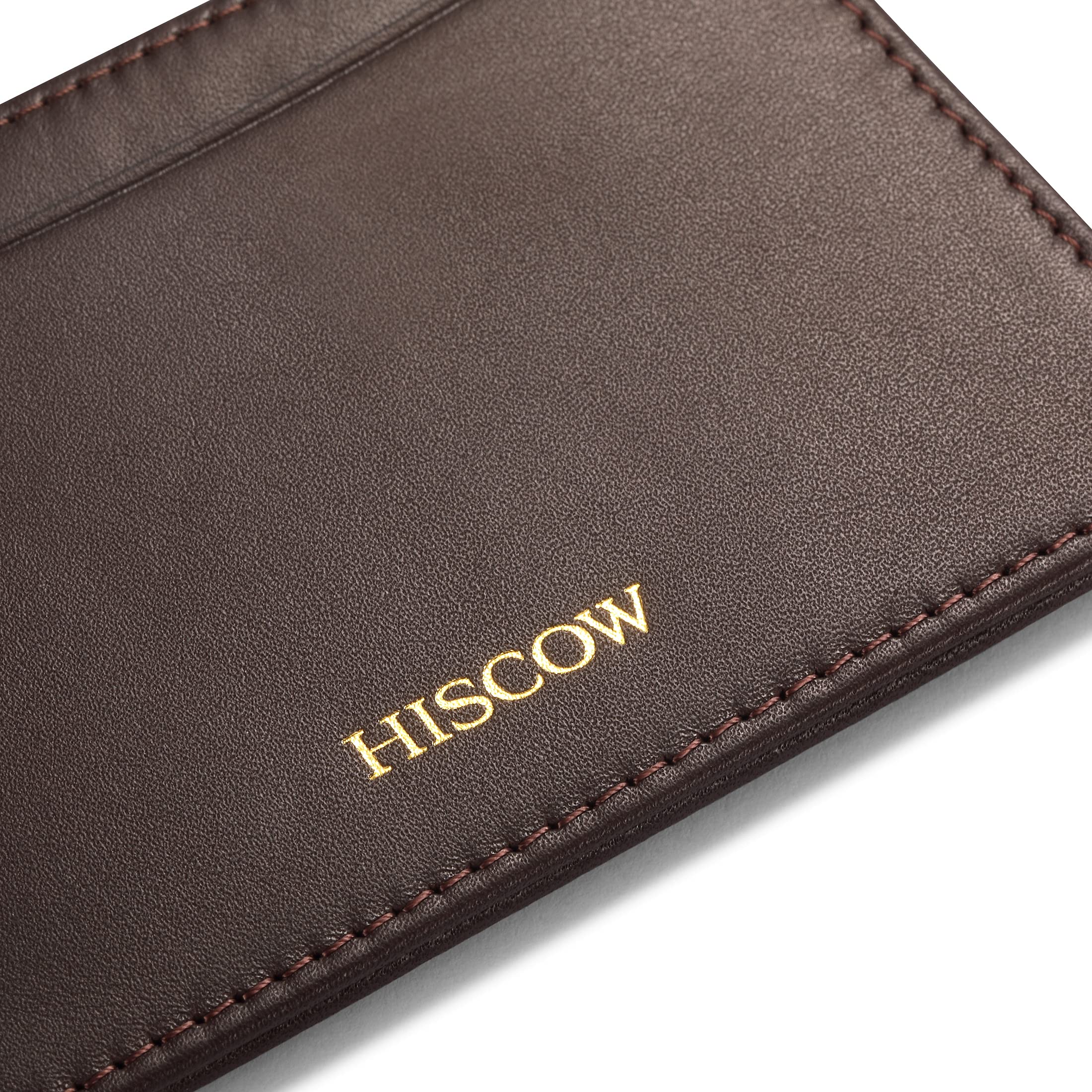 Slim Leather Card Holder for Men & Women - Coffee | ID & Credit Card Wallet for Travel & Daily Use