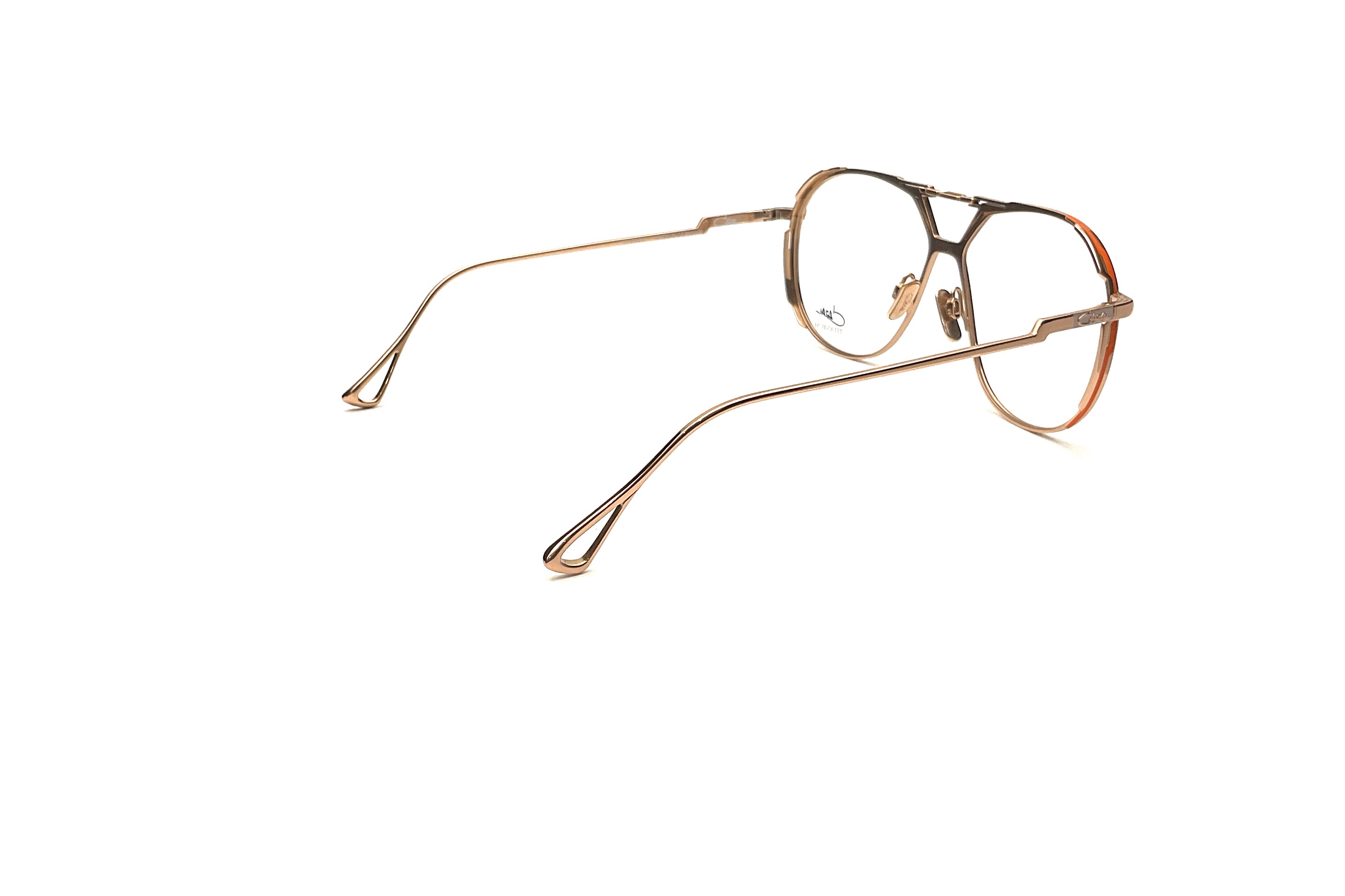 Cazal 5013 Rose Gold & Orange Sunglasses for Men & Women - Stylish UV Protection Shades for Outdoor Activities, Driving, and Fashion