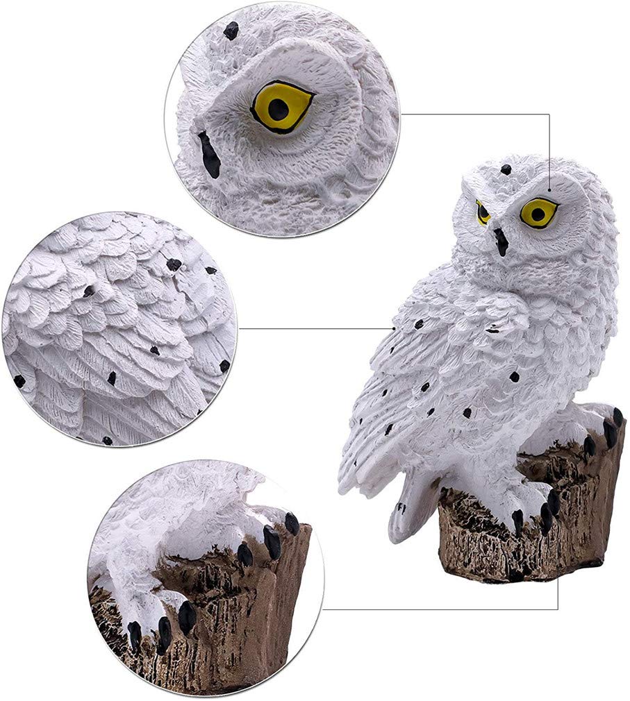 Solar Owl Garden Lights - Waterproof Outdoor Solar Powered LED Stake Lights for Walkway, Pathway, Yard & Patio Decor - Eco-Friendly Landscape Lighting for Nighttime Safety & Ambiance