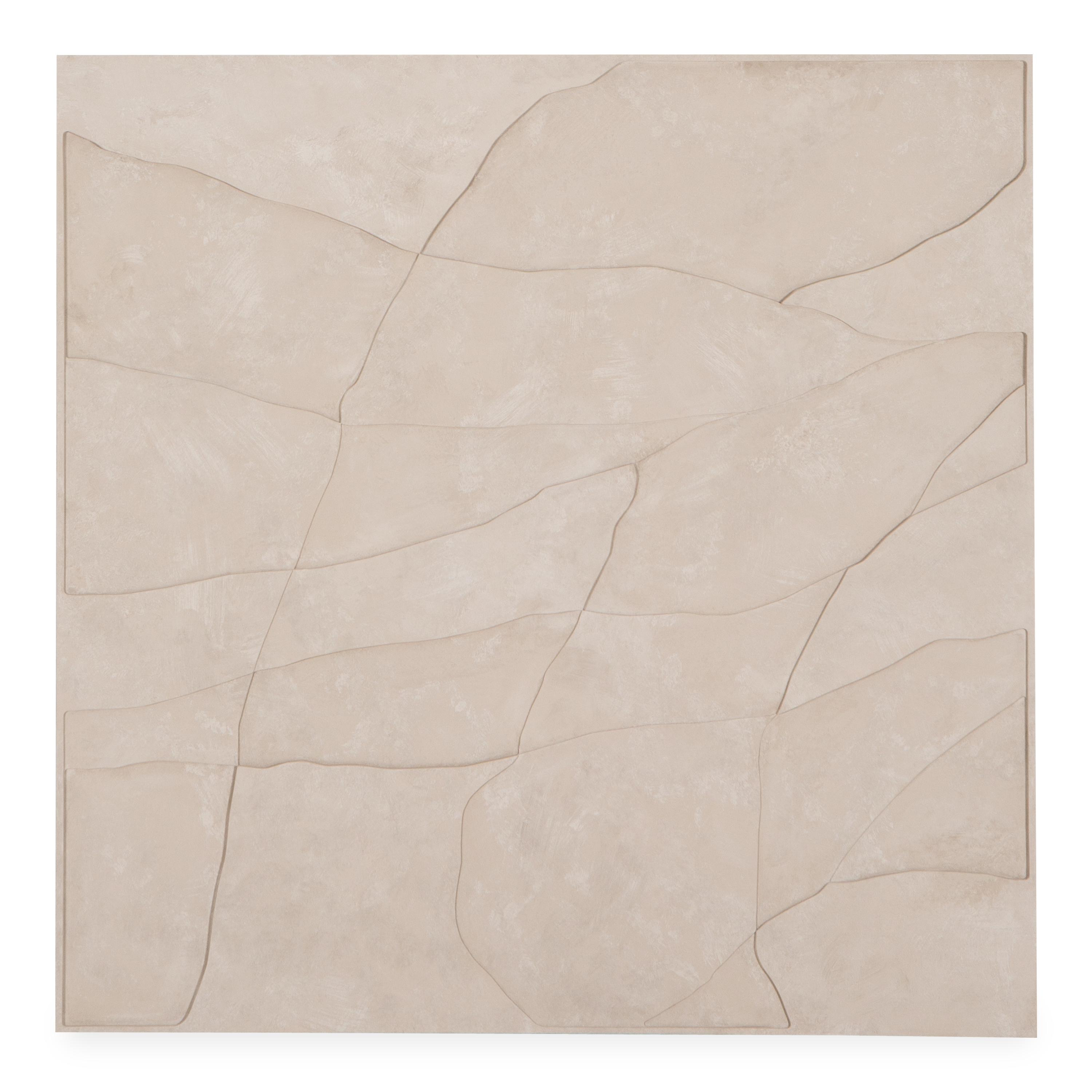 Bas Relief No. 3 Wall Art - Handcrafted 3D Plaster Sculpture Panel for Home & Office Decor | Perfect for Living Room, Bedroom, or Office Wall Decorations