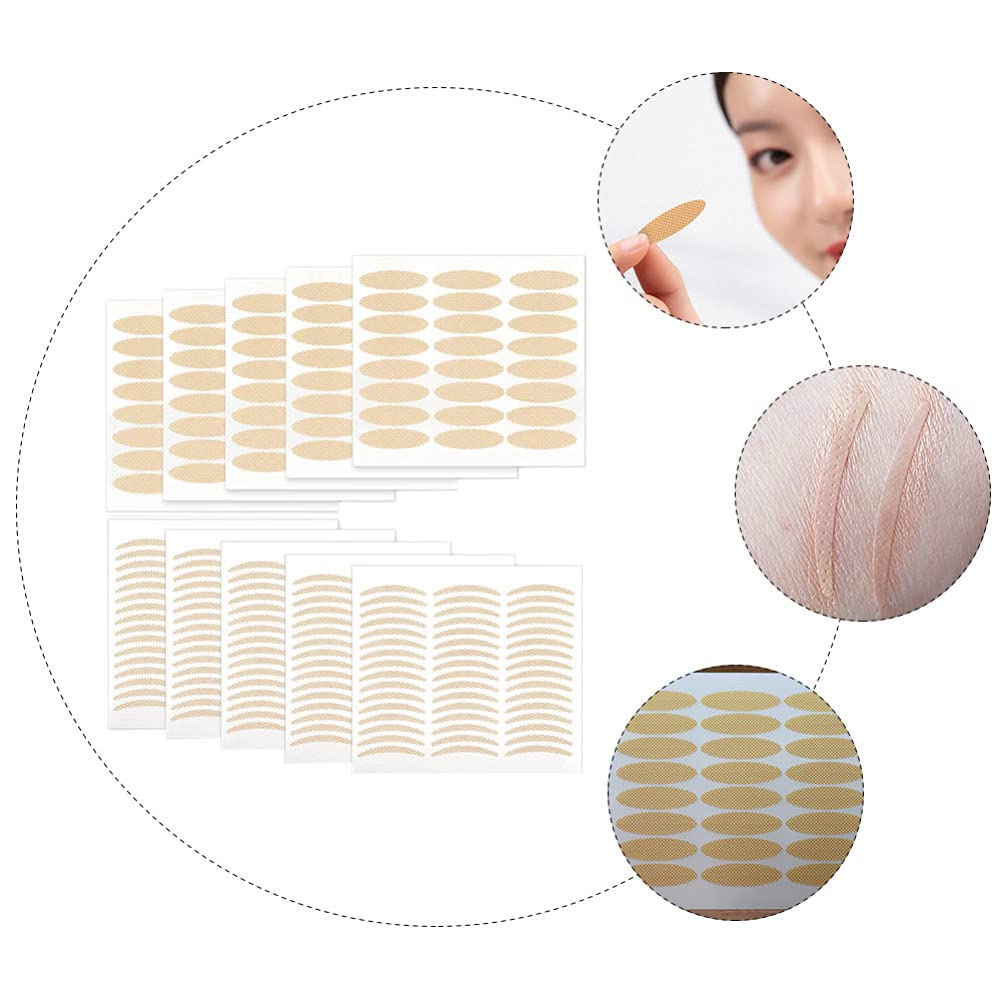 40 Sheets Clear Lace Double Eyelid Stickers - Double Sided Medical Grade Eyelid Tape for Droopy Eyelids, Natural Mesh Eye Beauty Tapes for Asian Monolid Makeup - Perfect for Daily Use, Special Occasions & Eye Contouring