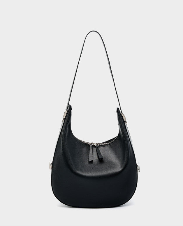 Stylish Curved Crescent Shoulder Bag for Women - Fashionable Crossbody Purse with Adjustable Strap, Perfect for Daily Use, Travel & Shopping