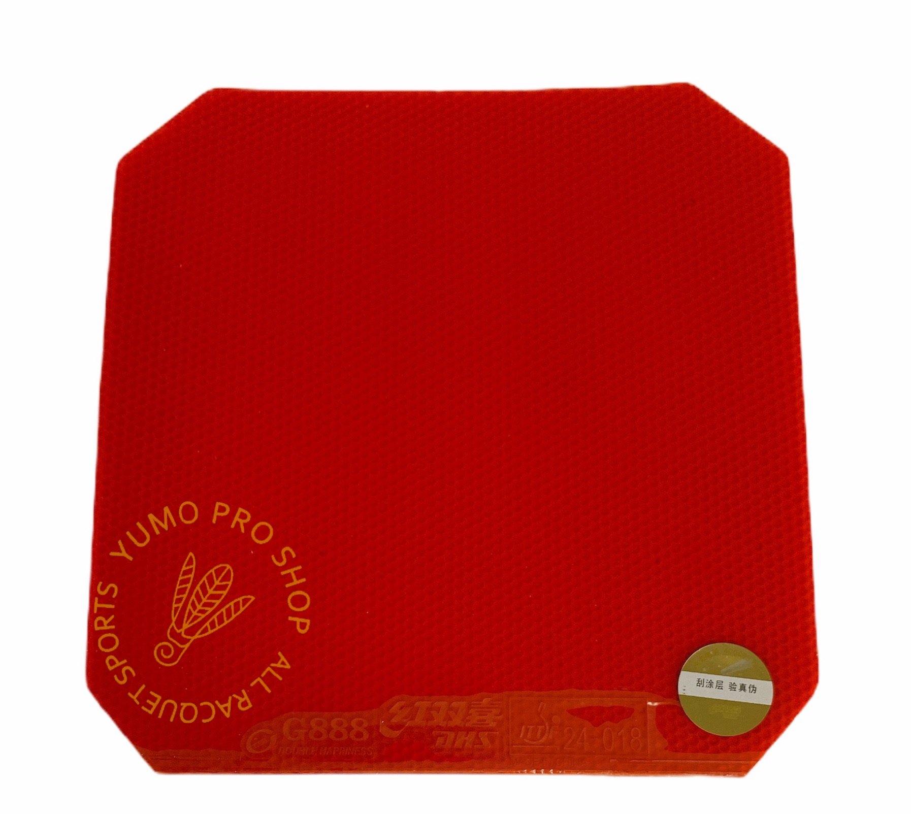 DHS G888 Table Tennis Rubber with Pimpled Surface - Professional Ping Pong Paddle Rubber for Spin and Speed - Perfect for Tournament Play and Training
